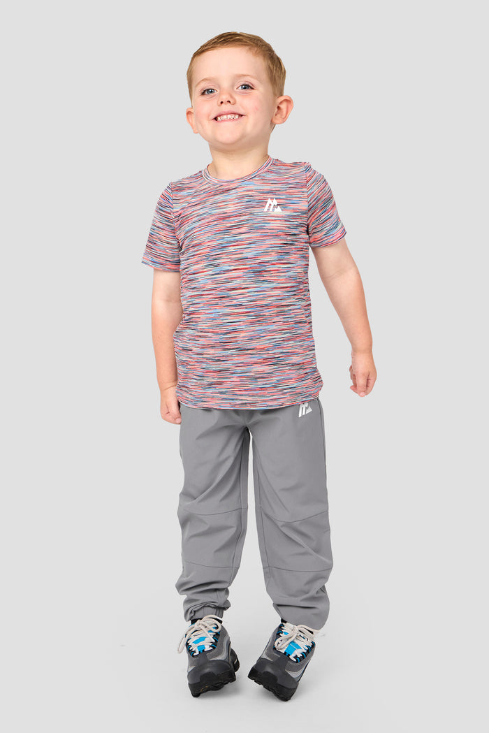 Infant Boy's Trail T-Shirt/Pant Set - Blue/Coral/Black