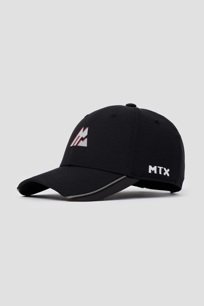 Boys Pace Cap - Black/Asphalt/White/Cardinal Red