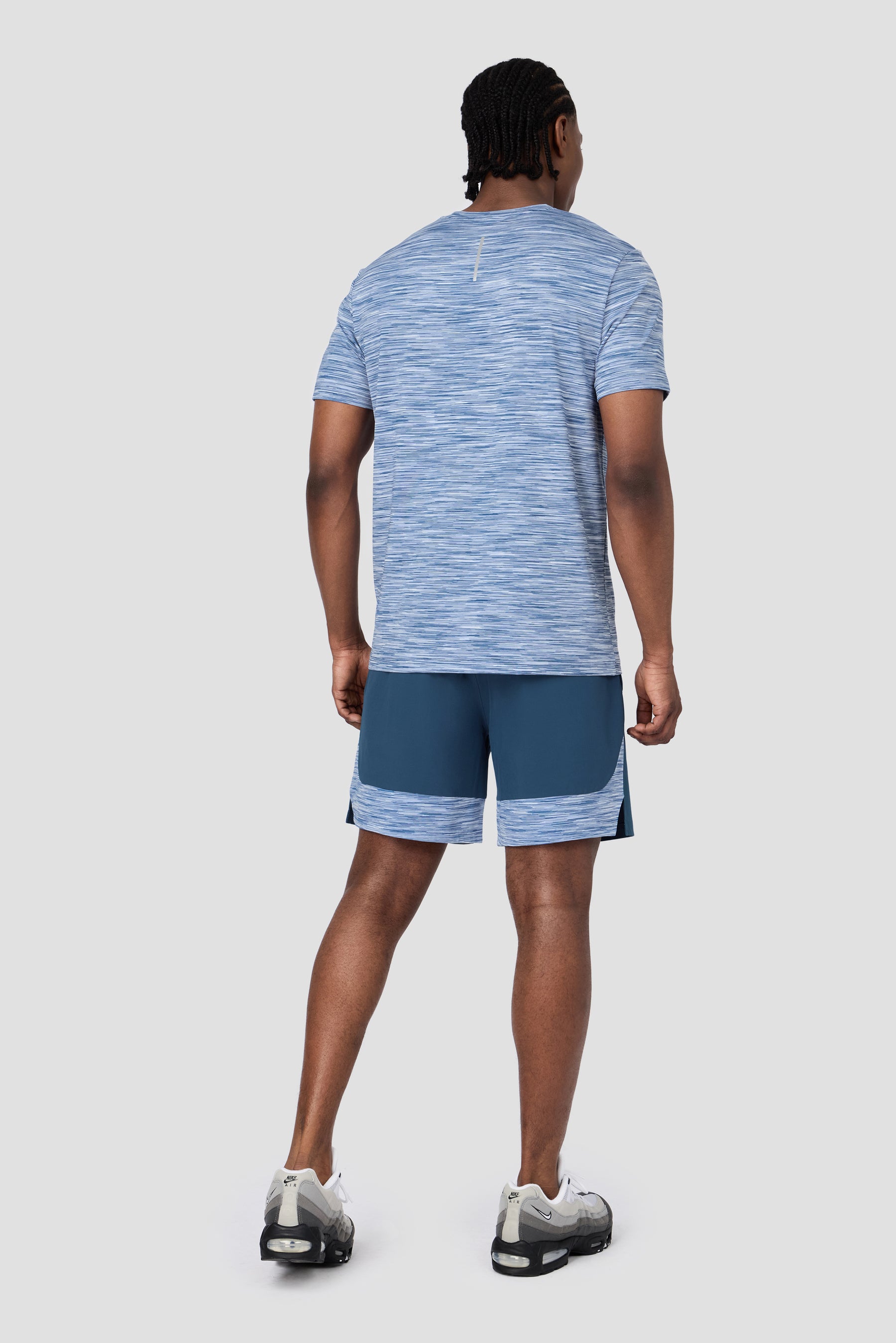 Trail Panel Short - Blue/Light Blue Multi