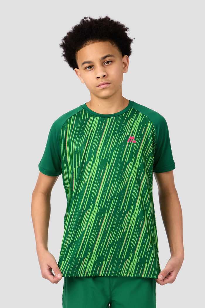 Boys Vigour T-Shirt - Spruce Green/Chameleon