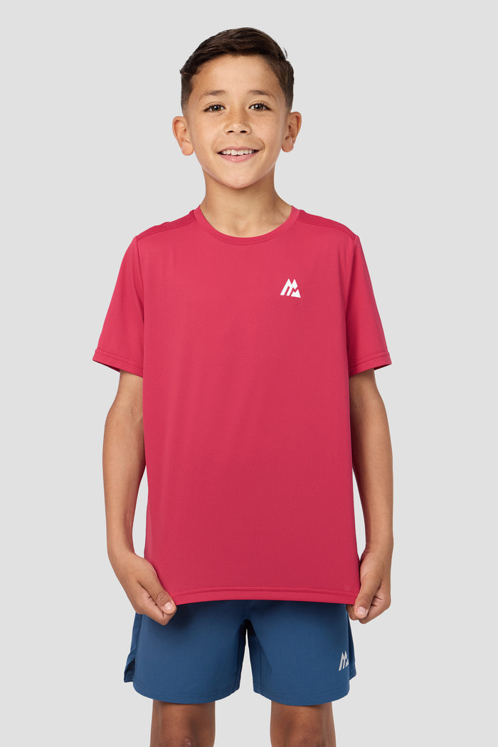 Boys Delta T-Shirt - Pomegranate