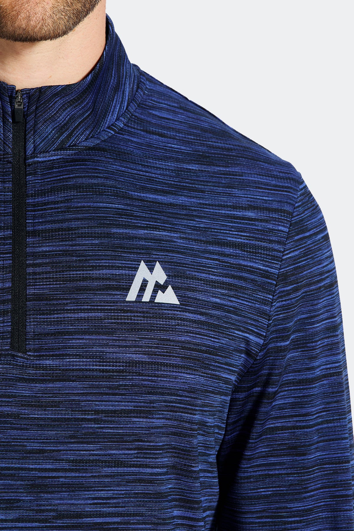 Trail 1/4 Zip - Black/Navy/Blue