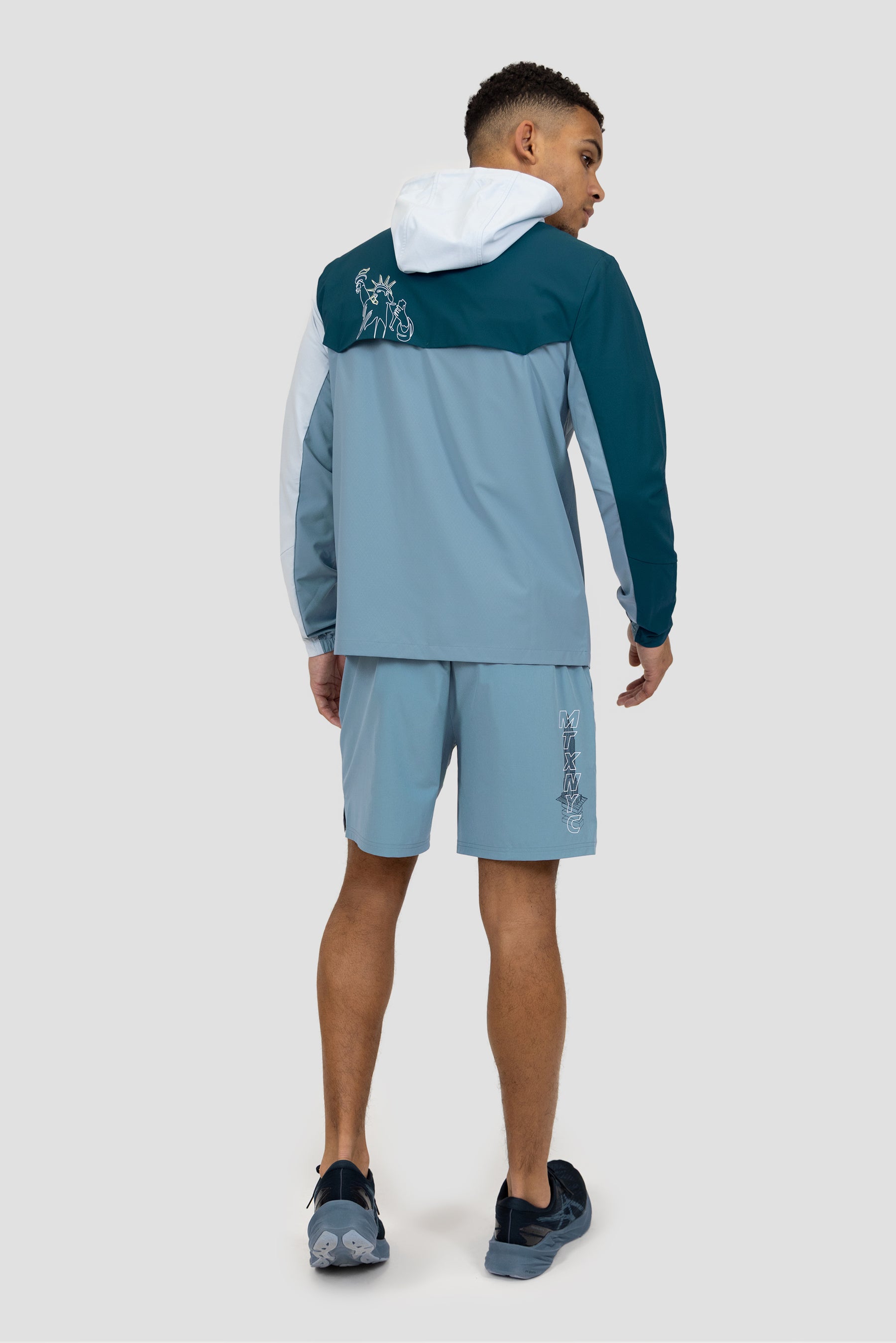 MTX Run City New York Jacket - Abyssal/Summer Mist/Slate Blue