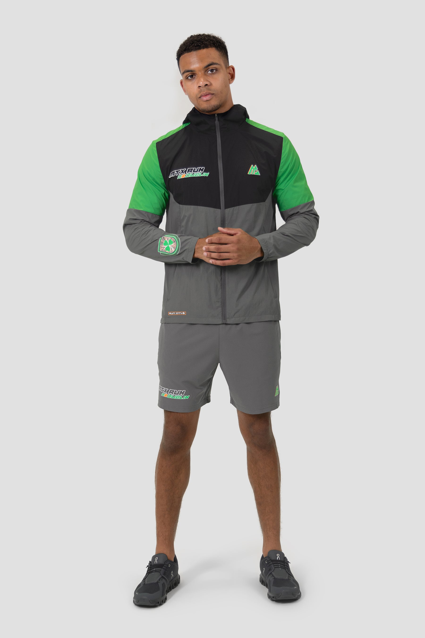 MTX Run City Dublin Jacket - Cement Grey/Black/Jada Green