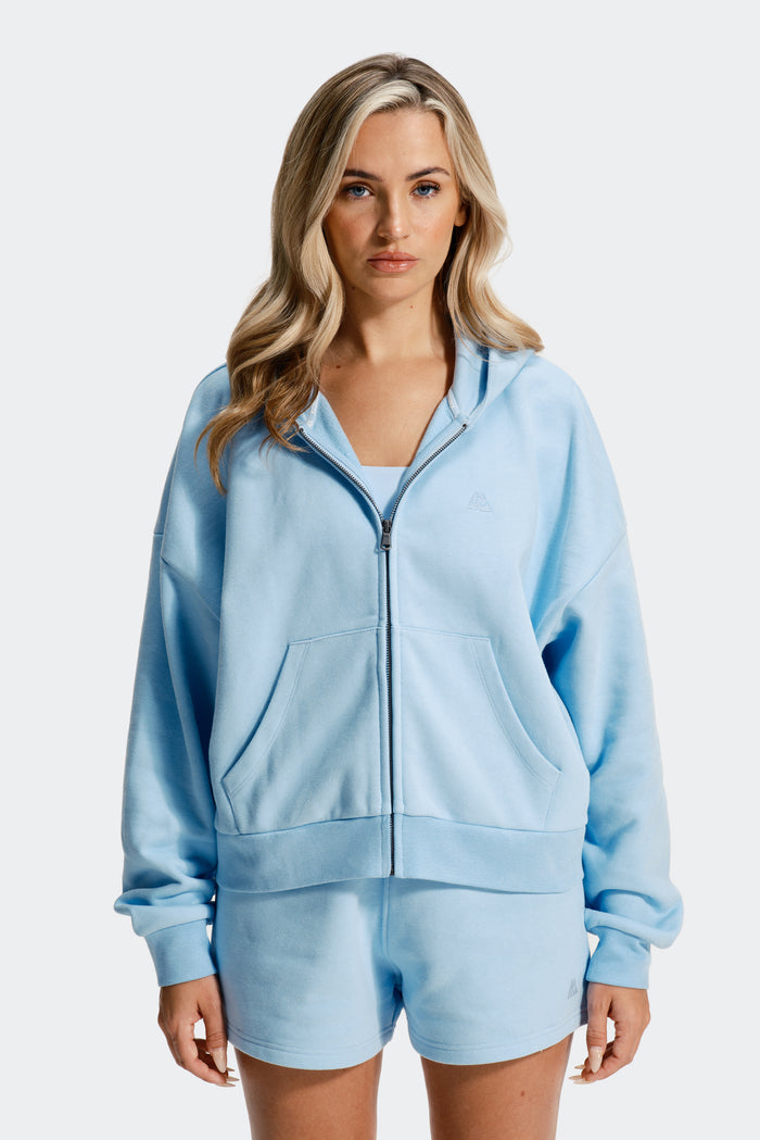 Form Full Zip Hood - Blissful Blue