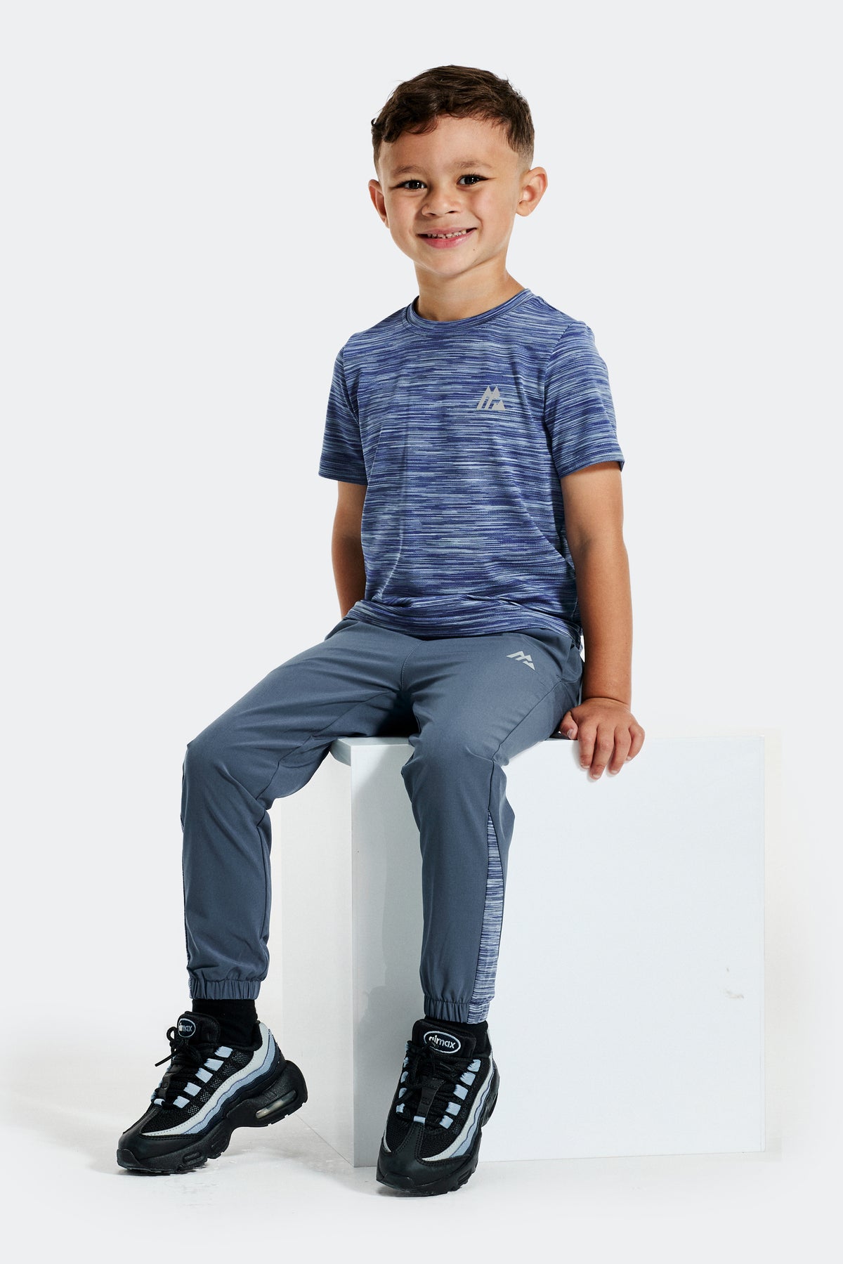 Infant Boys Trail T-Shirt - Blue Slate/Blue
