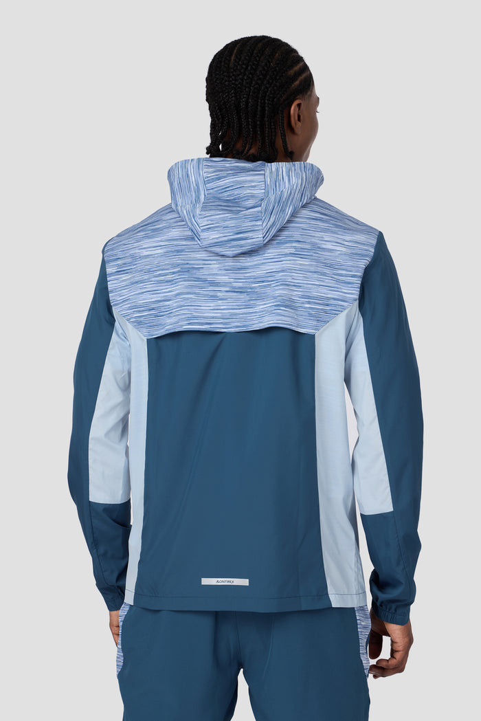 Trail Windbreaker - Blue/Light Blue Multi