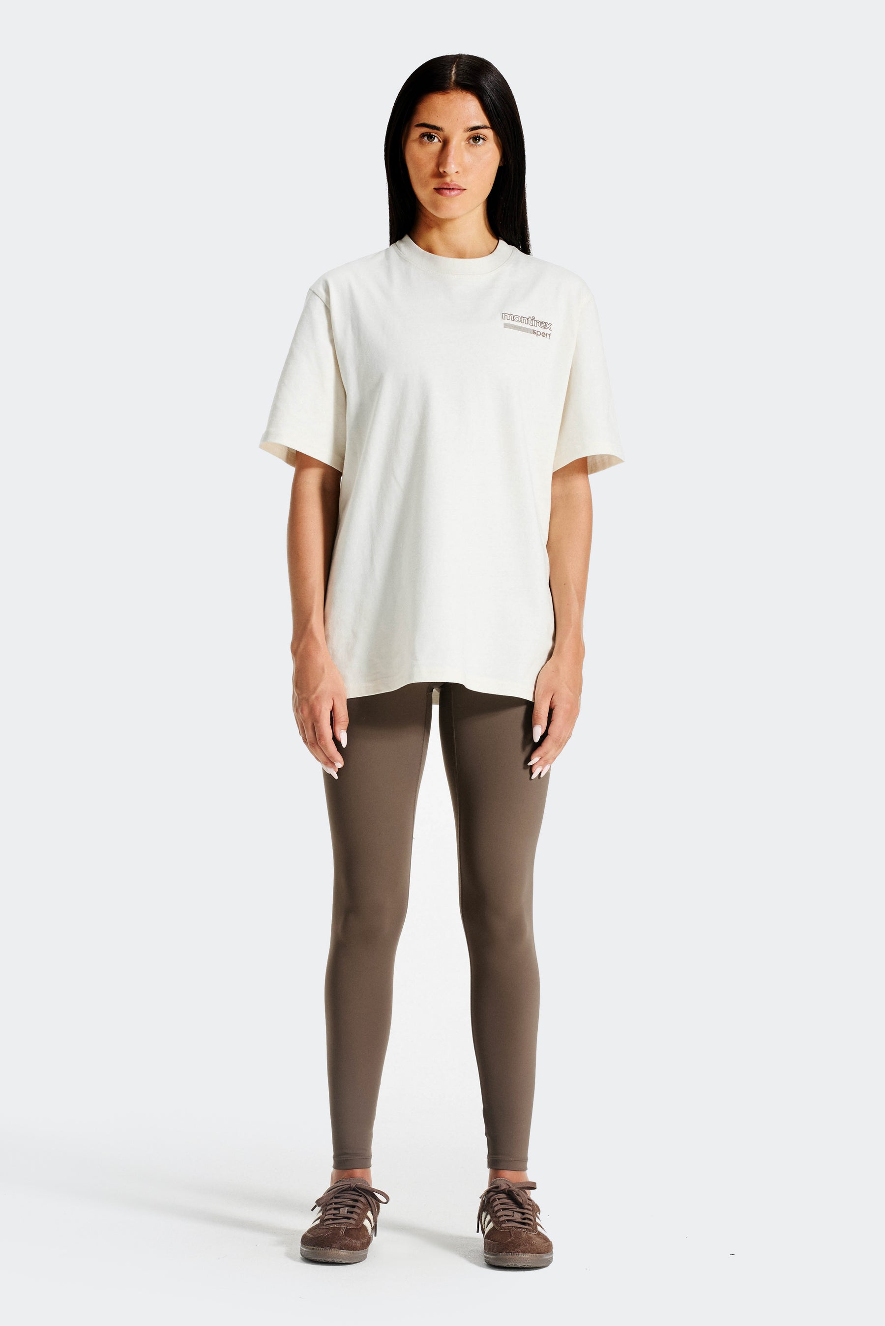 Track Graphic T-Shirt - Vanilla