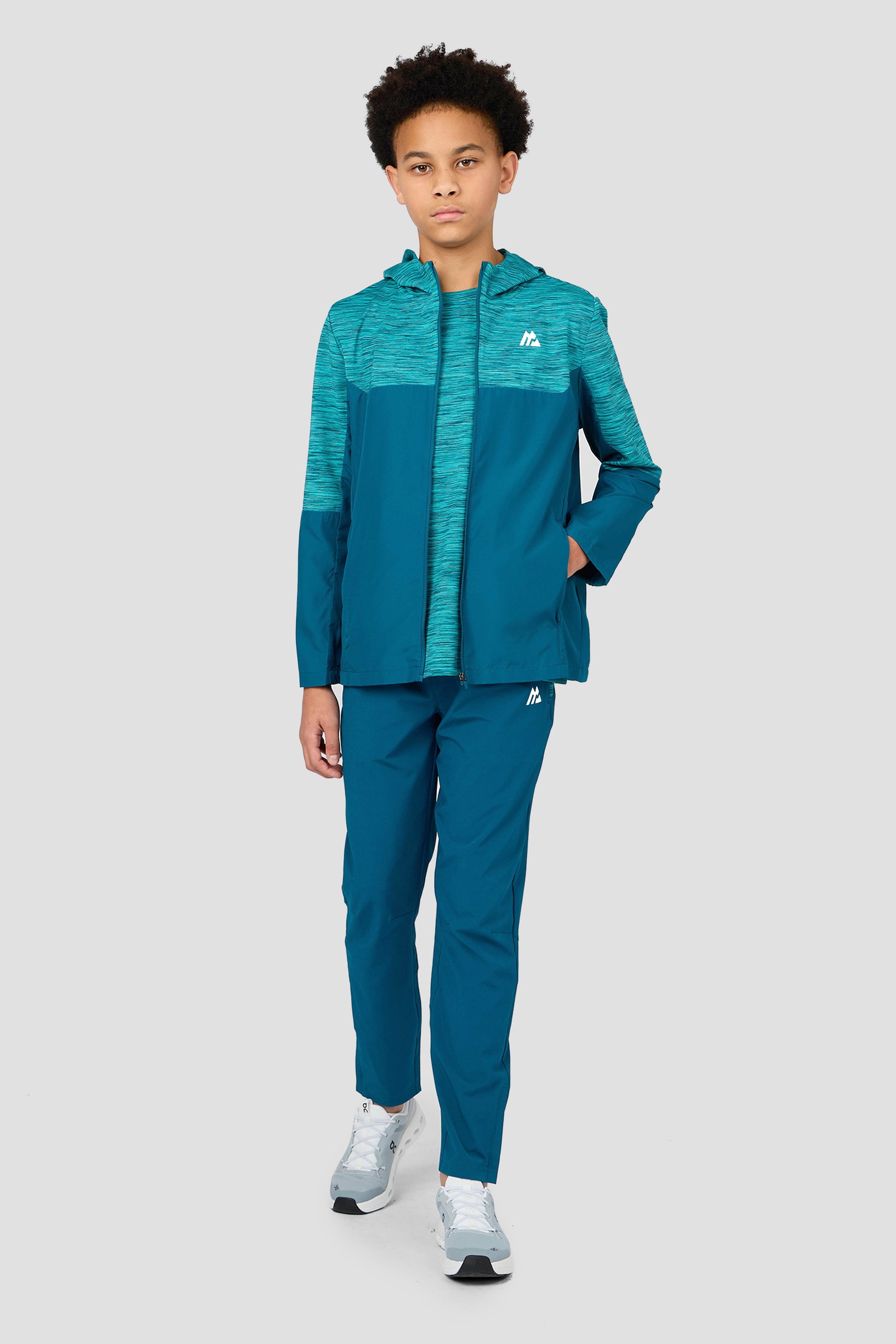 Trail 2.0 Windbreaker - Teal Multi