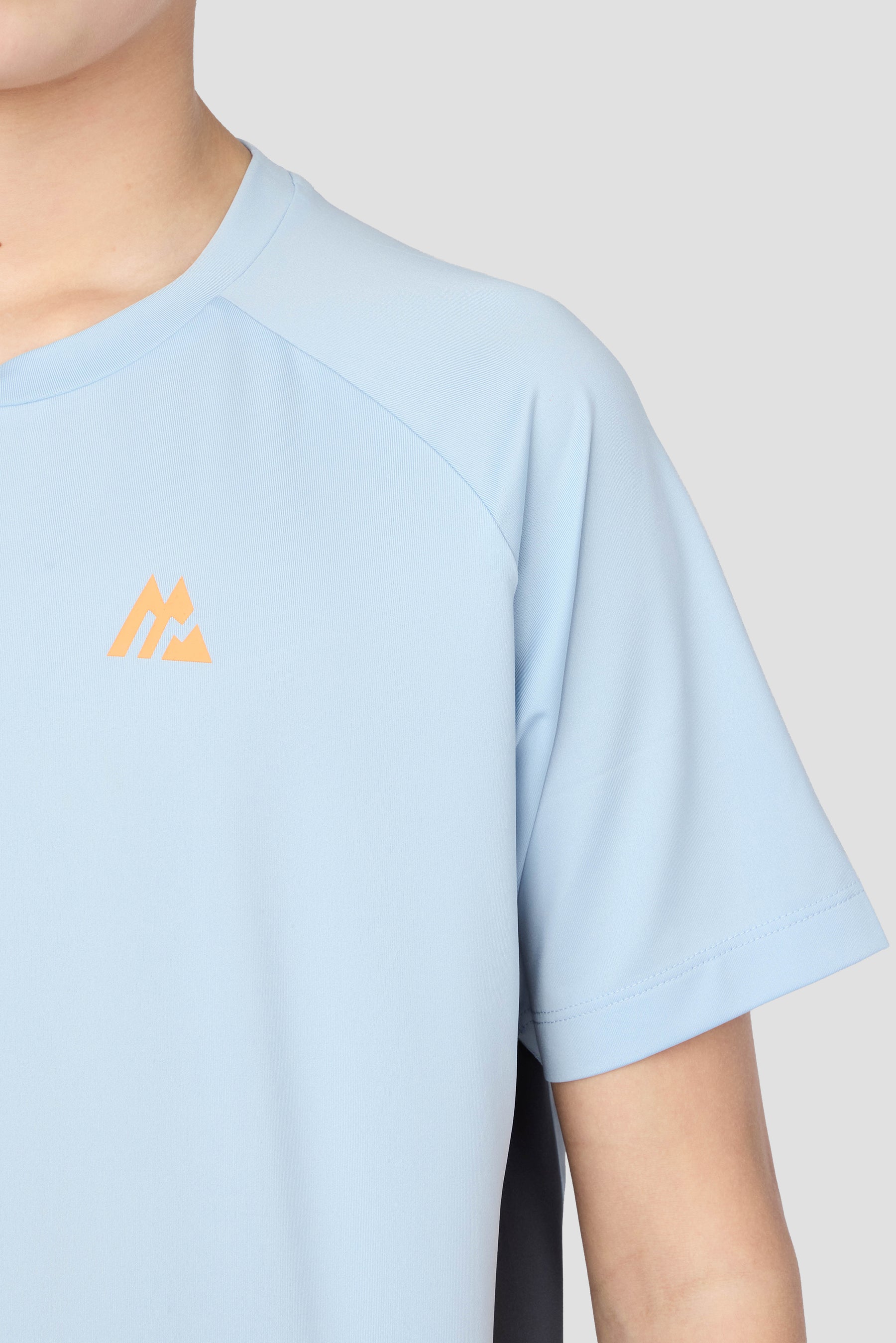 Boys Optic T-Shirt - Summer Mist/Slate Grey/Tangerine Glow