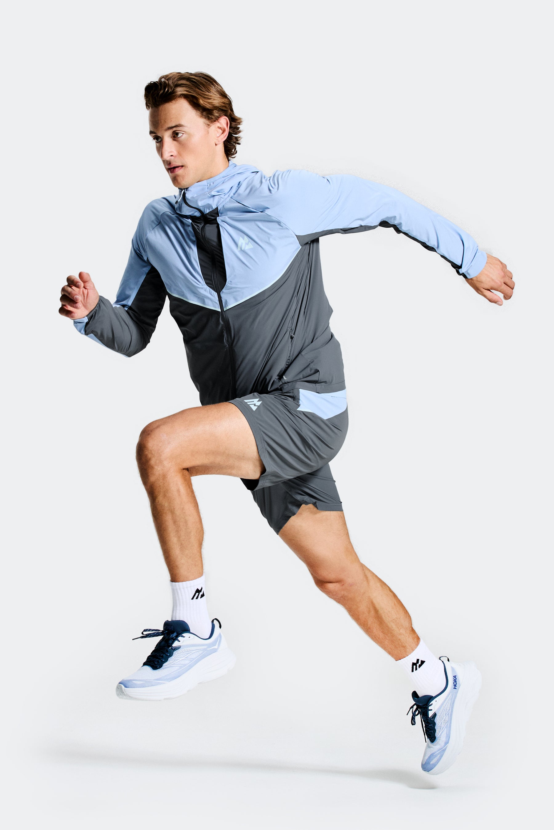 MTX Trail Traction Windbreaker - Cloudy Blue/Slate Grey