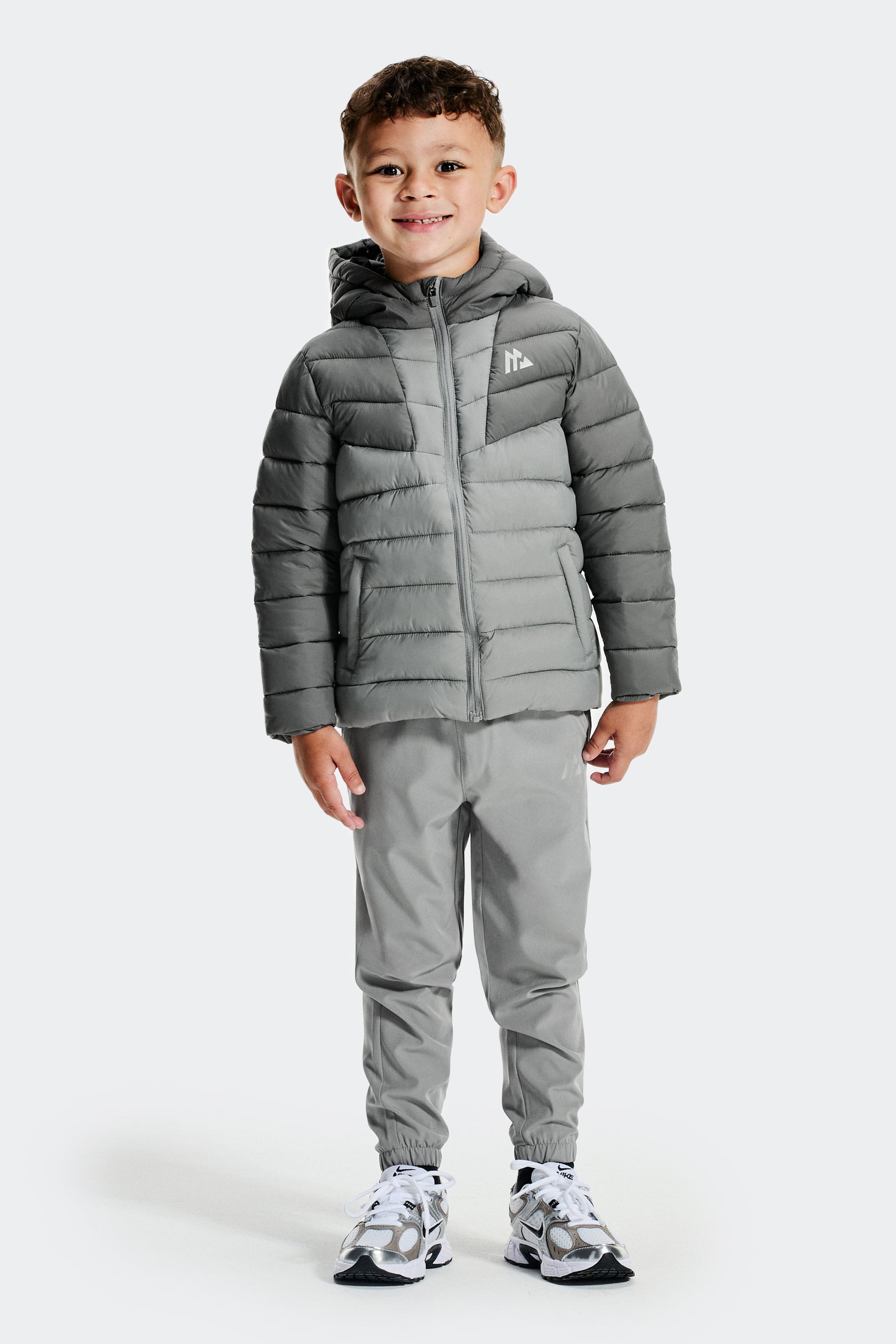 Infant Boys Ice Jacket - Cement Grey/Platinum Grey