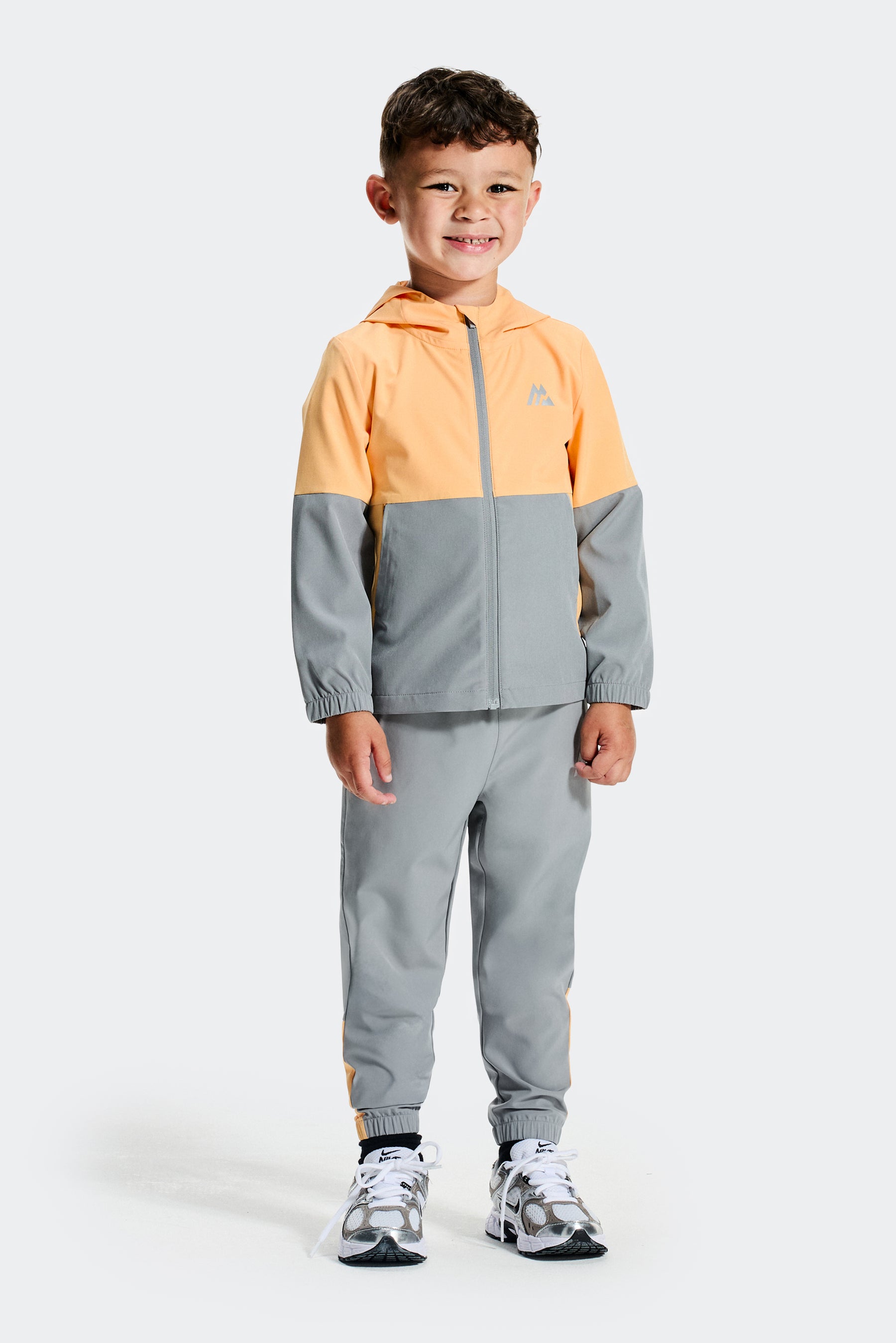 Infant Boy's Edge Jacket/Pant - Apricot Blush/Platinum Grey
