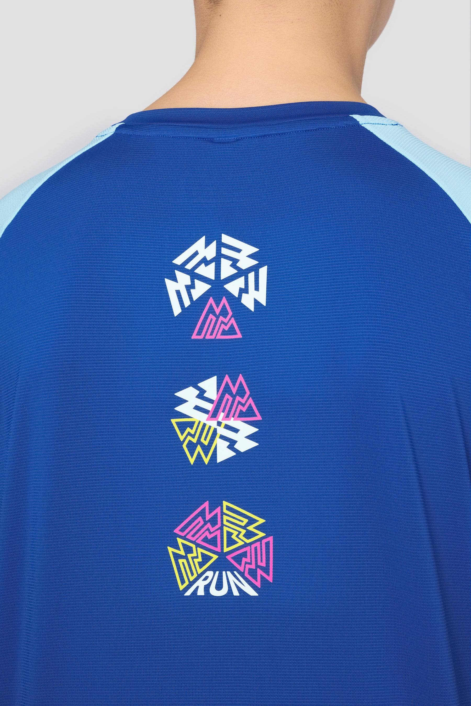 Boys MTX Run Turbo T-Shirt - Cobalt/Neon Sky