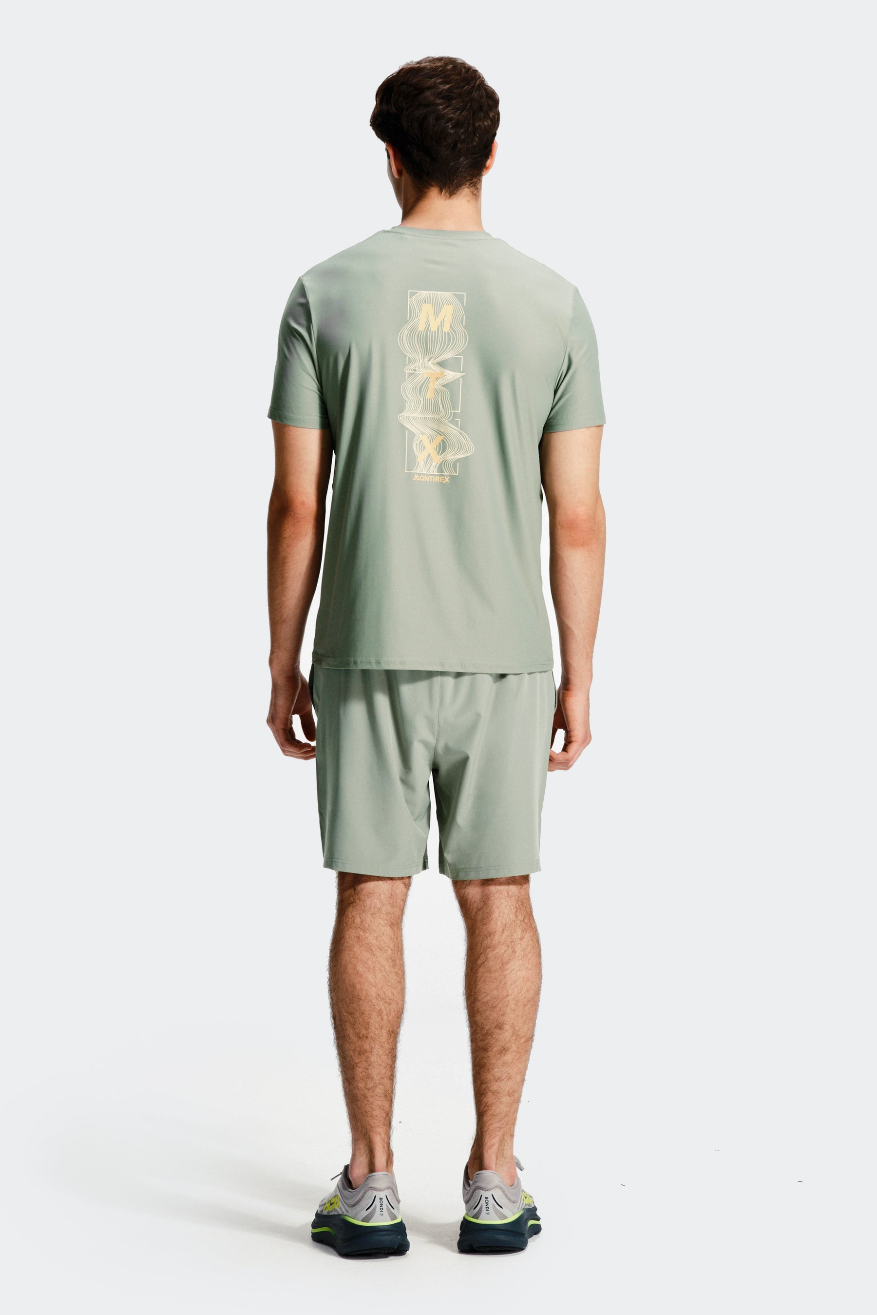 Frequency Short - Green Slate/Citrus