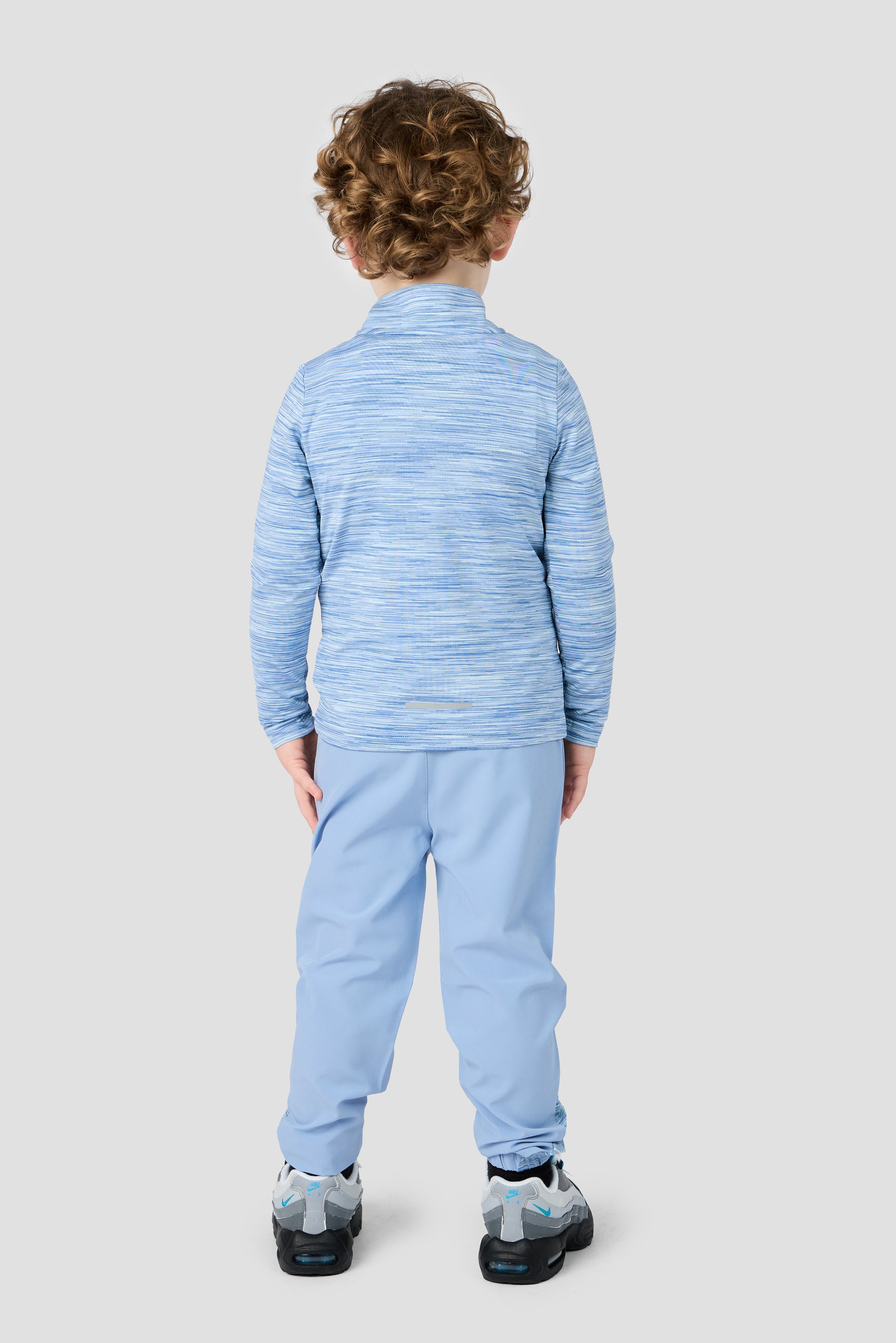 Infant Boys Trail 1/4 Zip - Charcoal Blue Multi