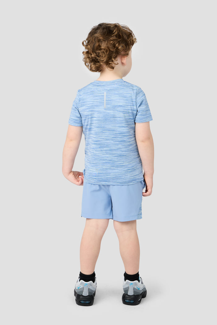 Infant Boys Trail T-Shirt/Short Set - Charcoal Blue Multi