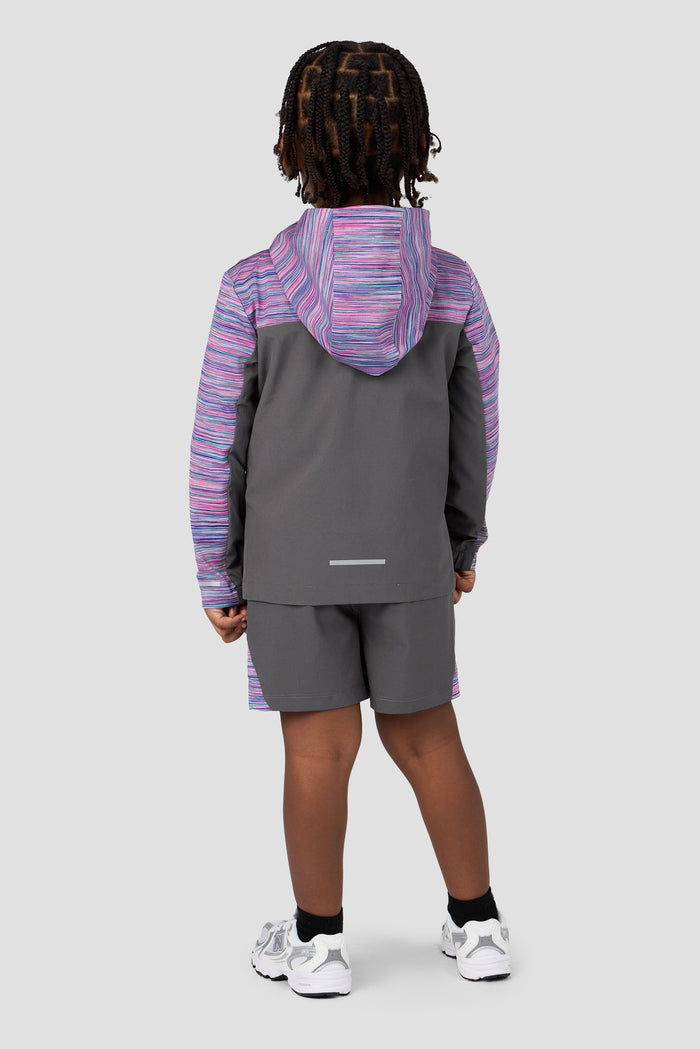 Infant Boys Trail Windbreaker - Grey/Pink/Purple/Blue