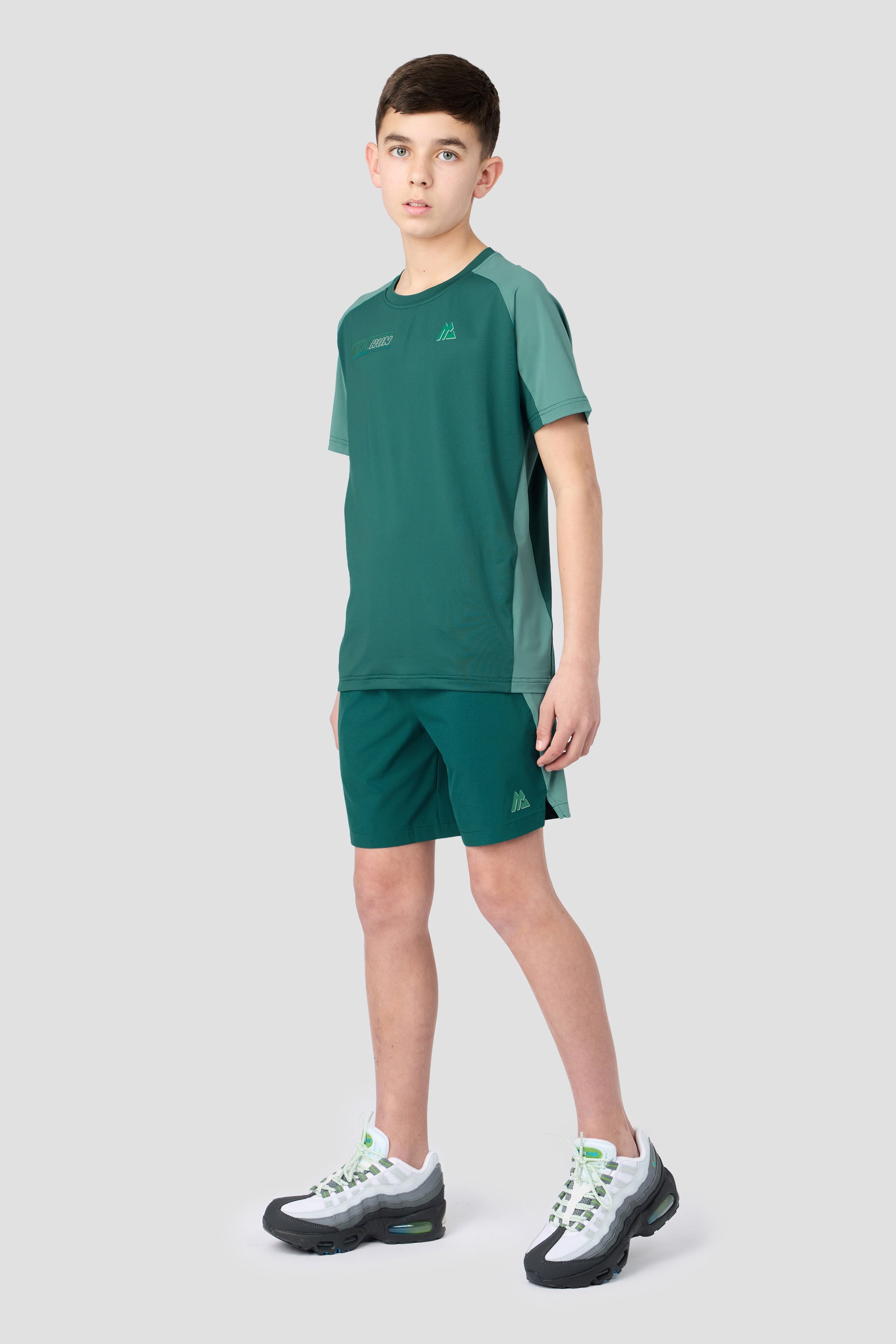 Boys MTX Run Turbo Short - Ocean Abyss/Steel Teal