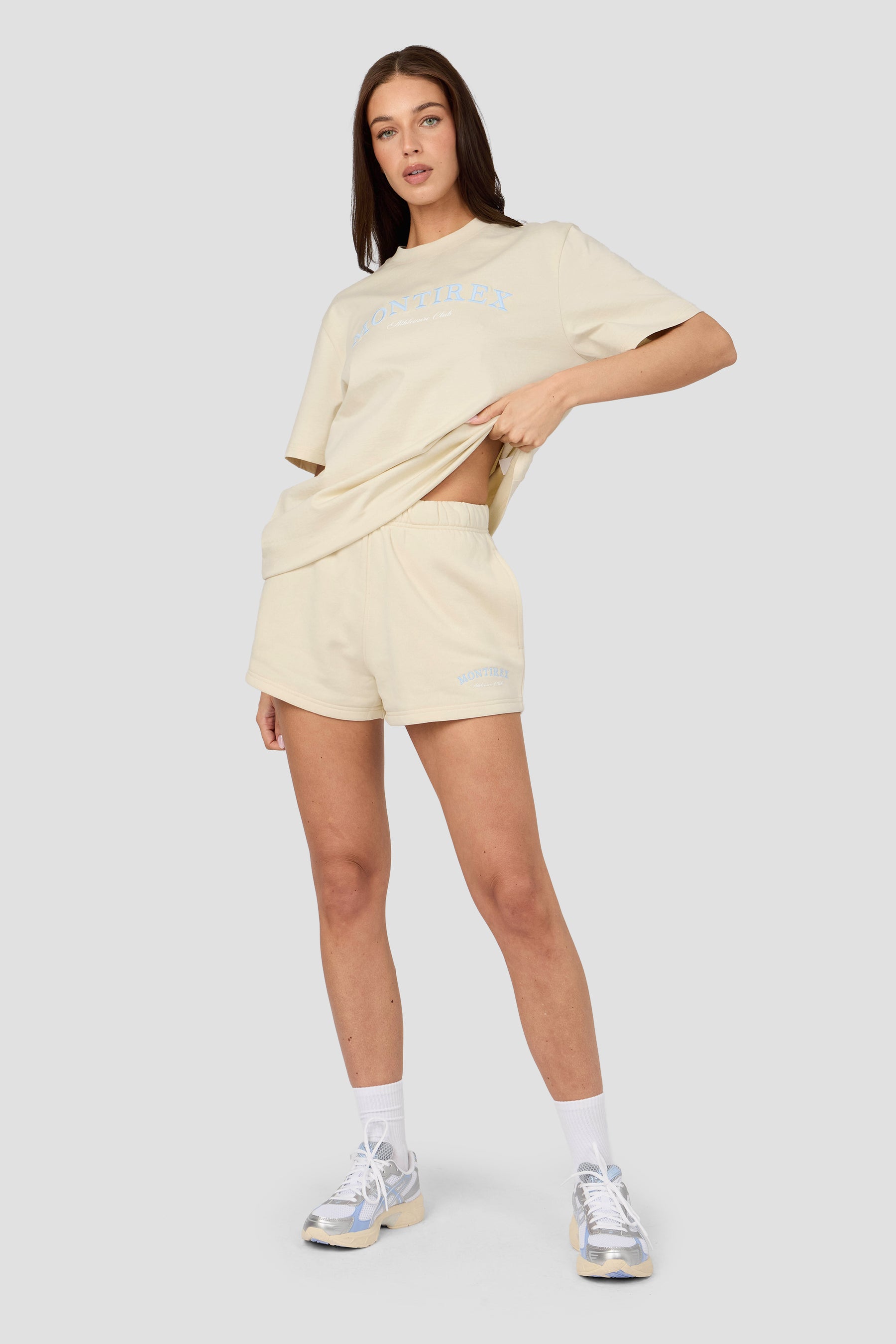 Athleisure Club T-Shirt - Vanilla Foam