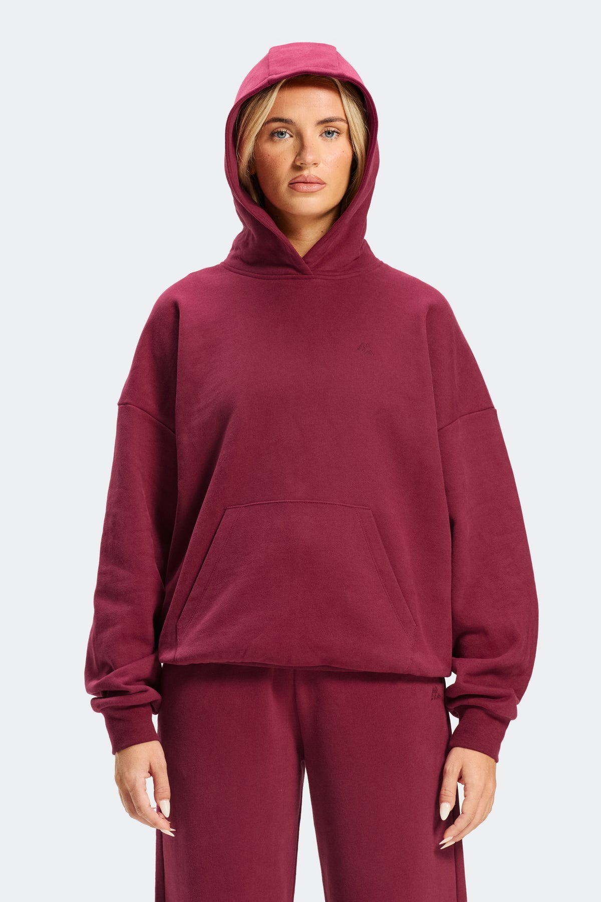Form Fleece Hood - Merlot