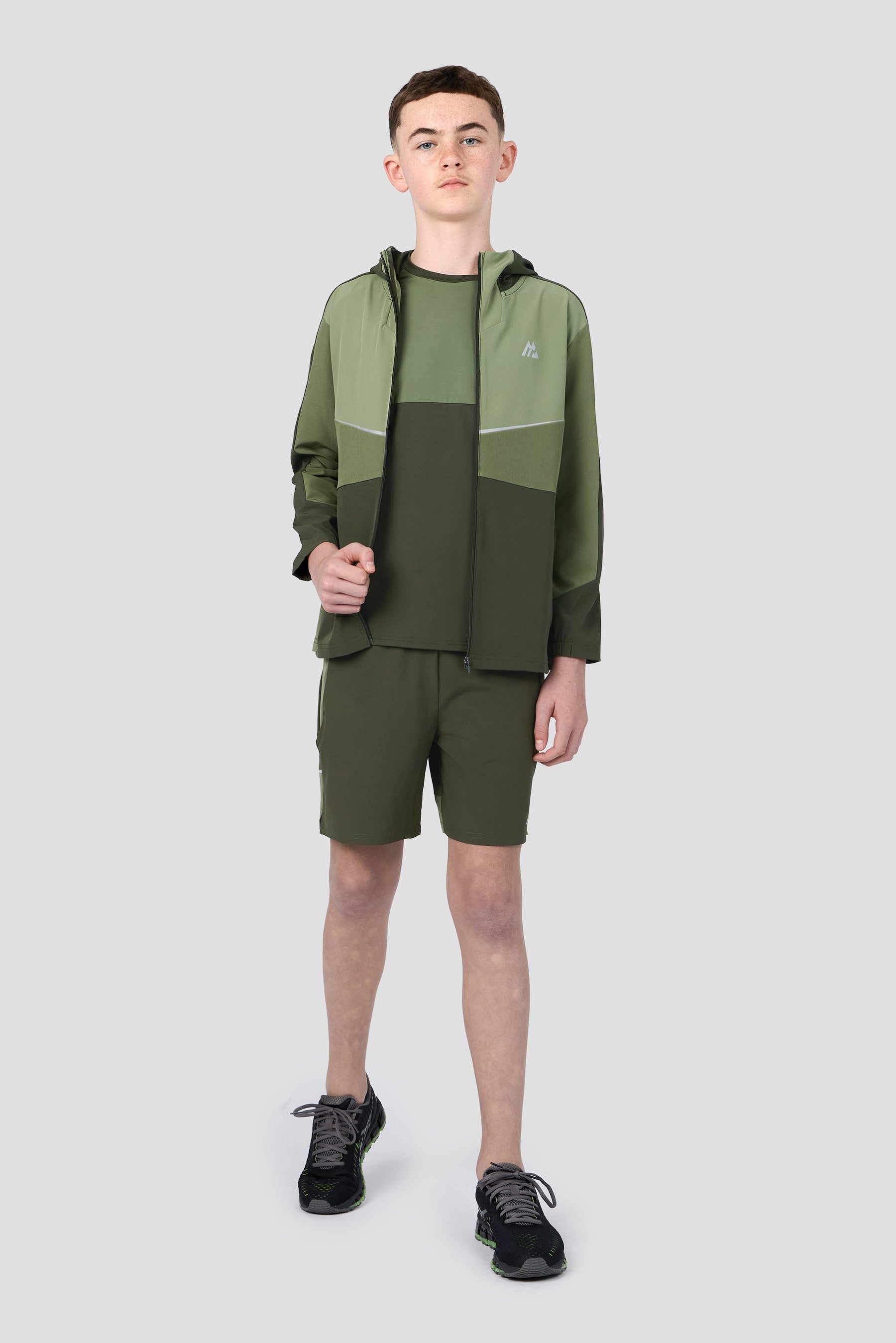 Boys Cerberus Jacket - Elm/Fleck/Orchard