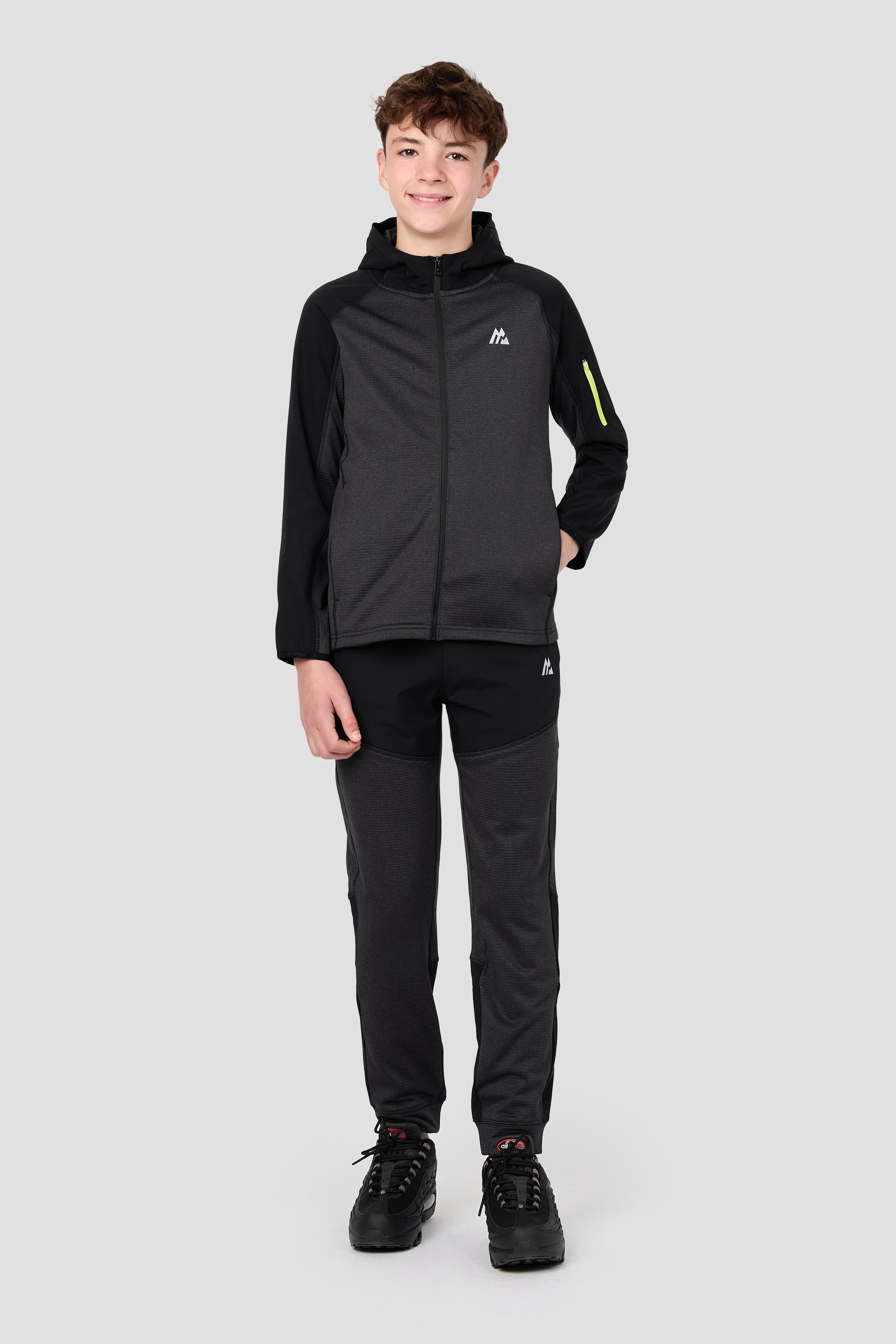 Boys Valen Hood - Black Marl