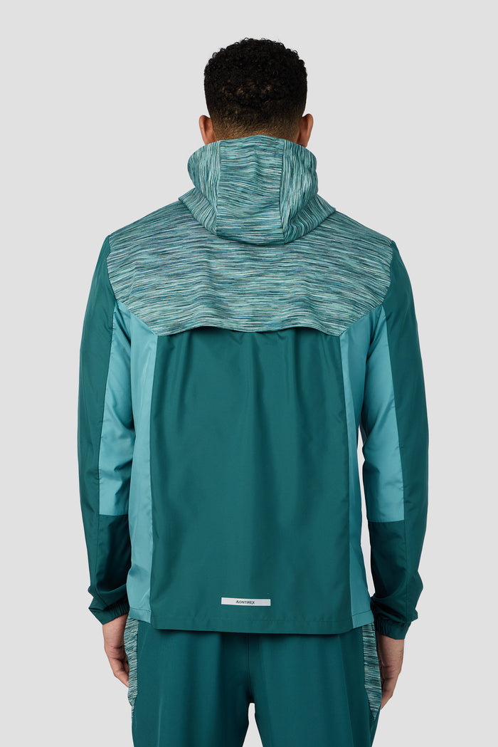 Trail Windbreaker - Light Teal Multi