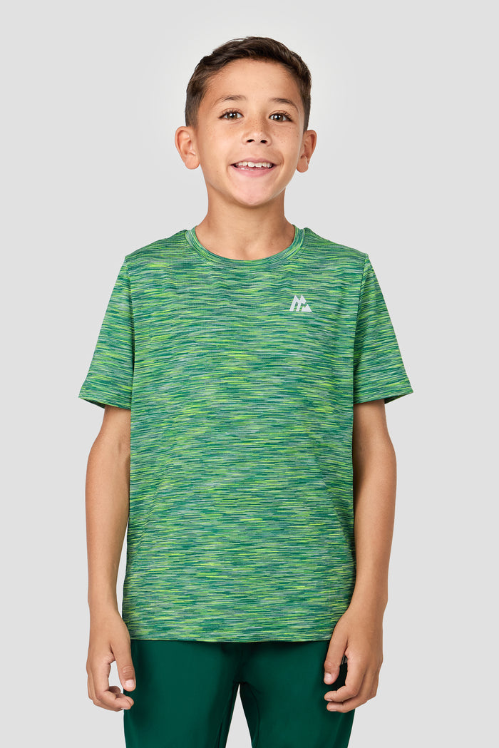 Boys Trail T-shirt - Green Multi