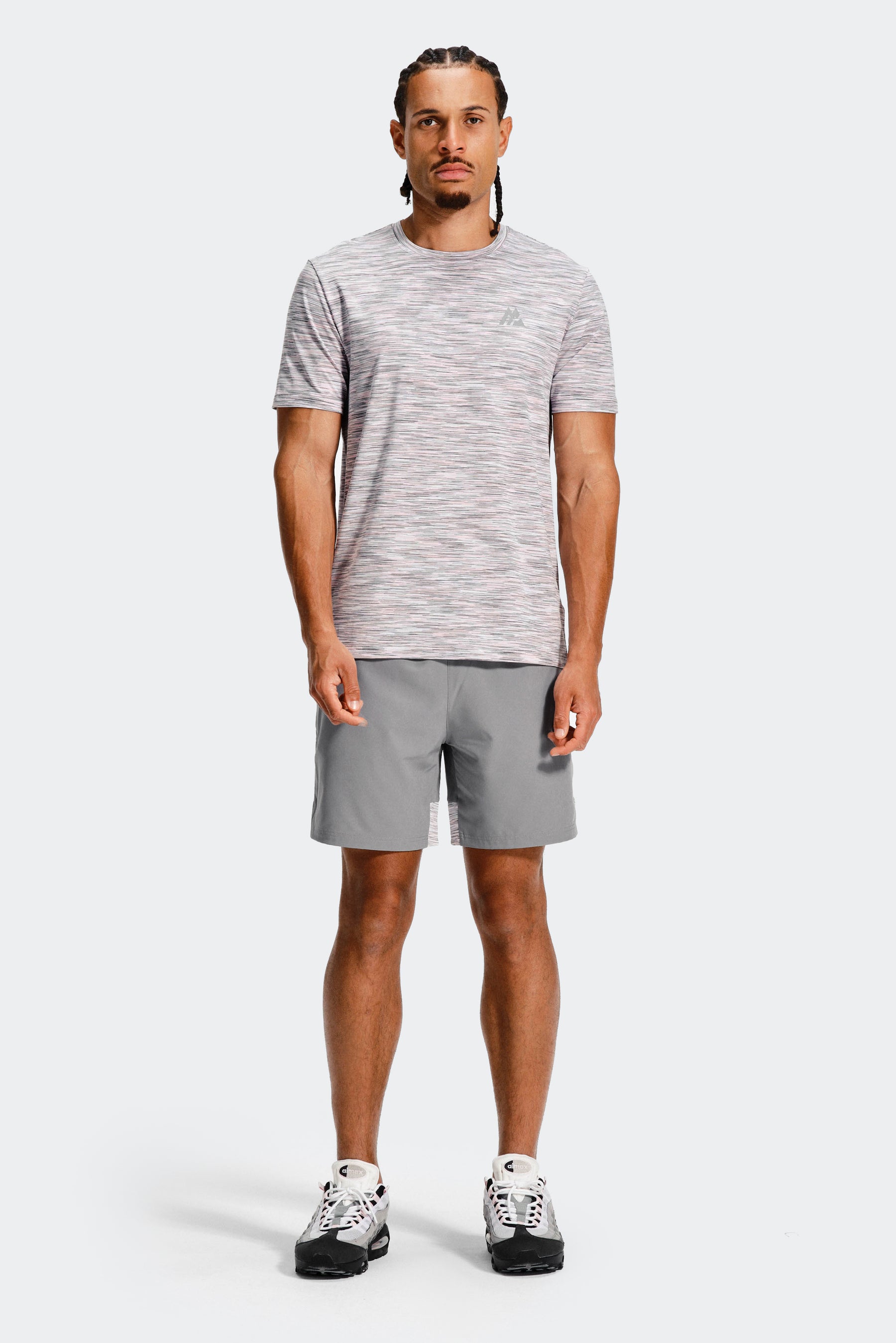 TRAIL PANEL 2.0 SHORT - PLATINUM GREY/LIGHT SMOKE GREY/LIGHT PINK/WHITE