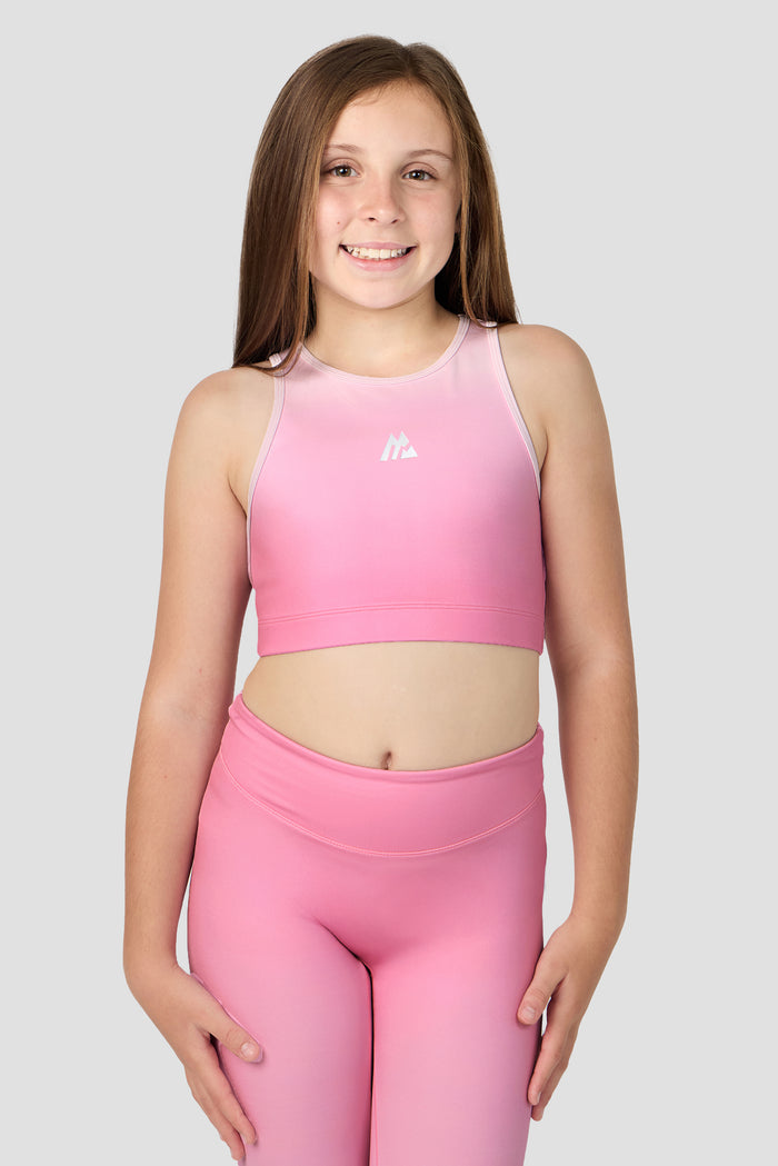 Girls Glow Vest - Rosella/Silk PInk