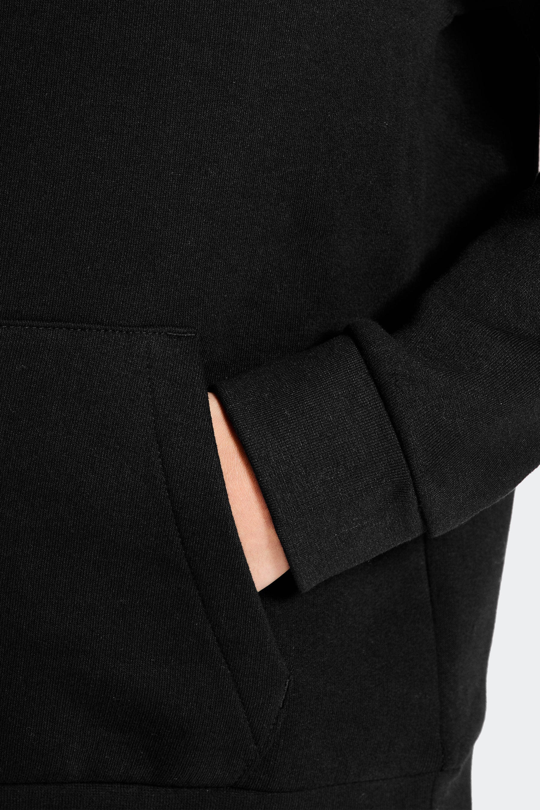 Boys Essential Hood - Black