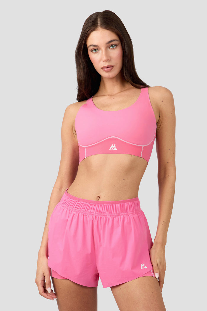 MTX Run Switch Bra - Pink Lemonade/Peony Pink