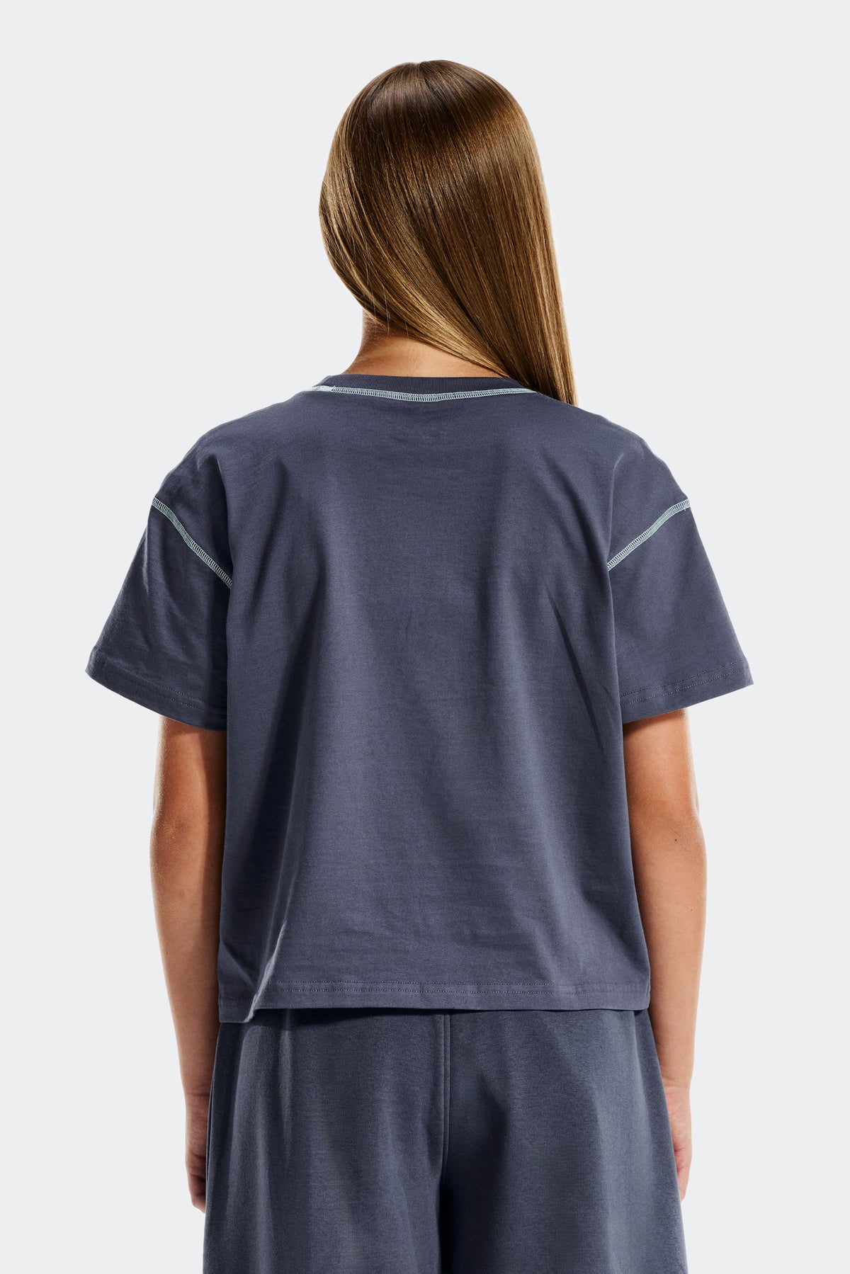 Girls Highlight Graphic T-Shirt - Moonlight Blue