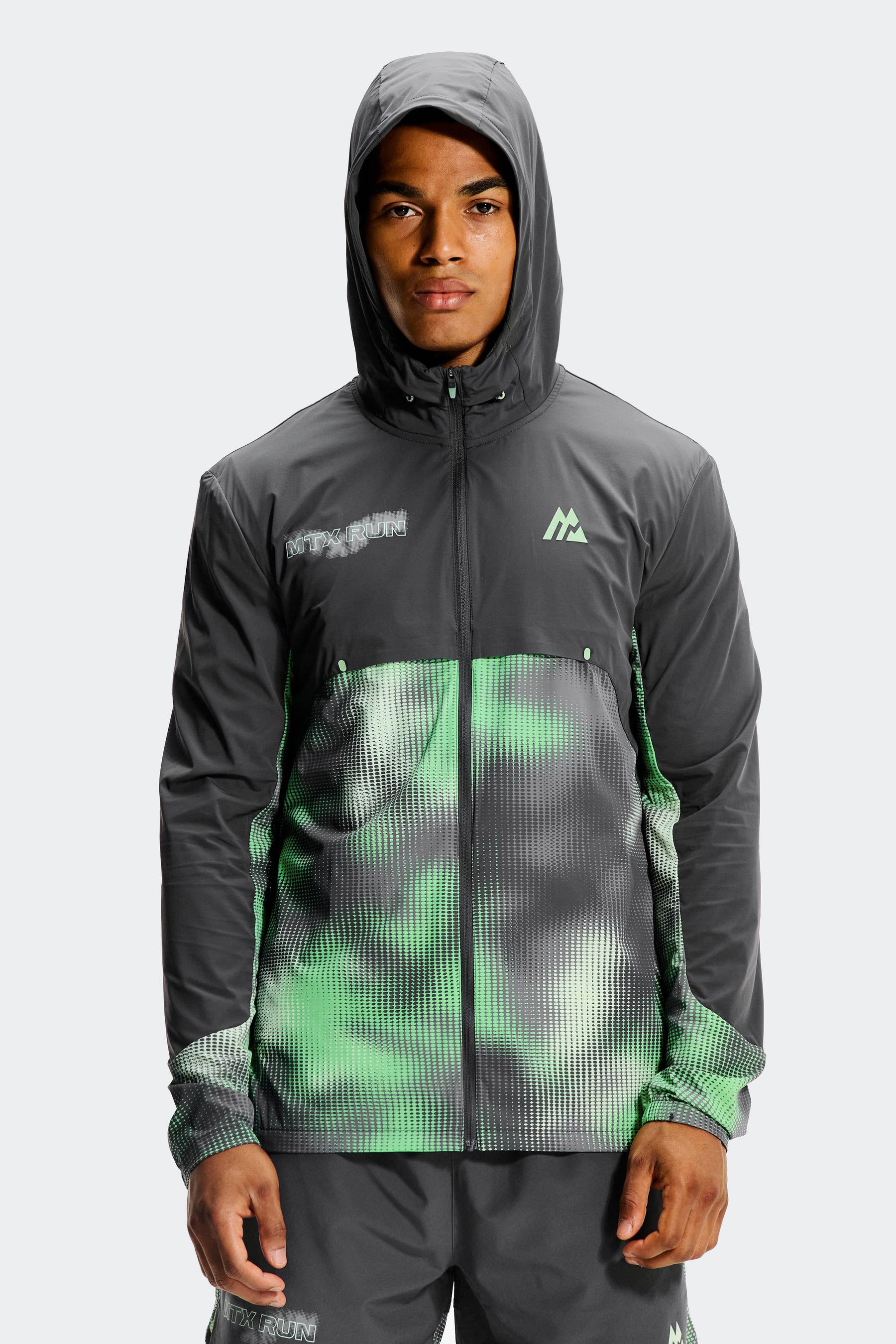 MTX Run Disperse Windbreaker - Asphalt
