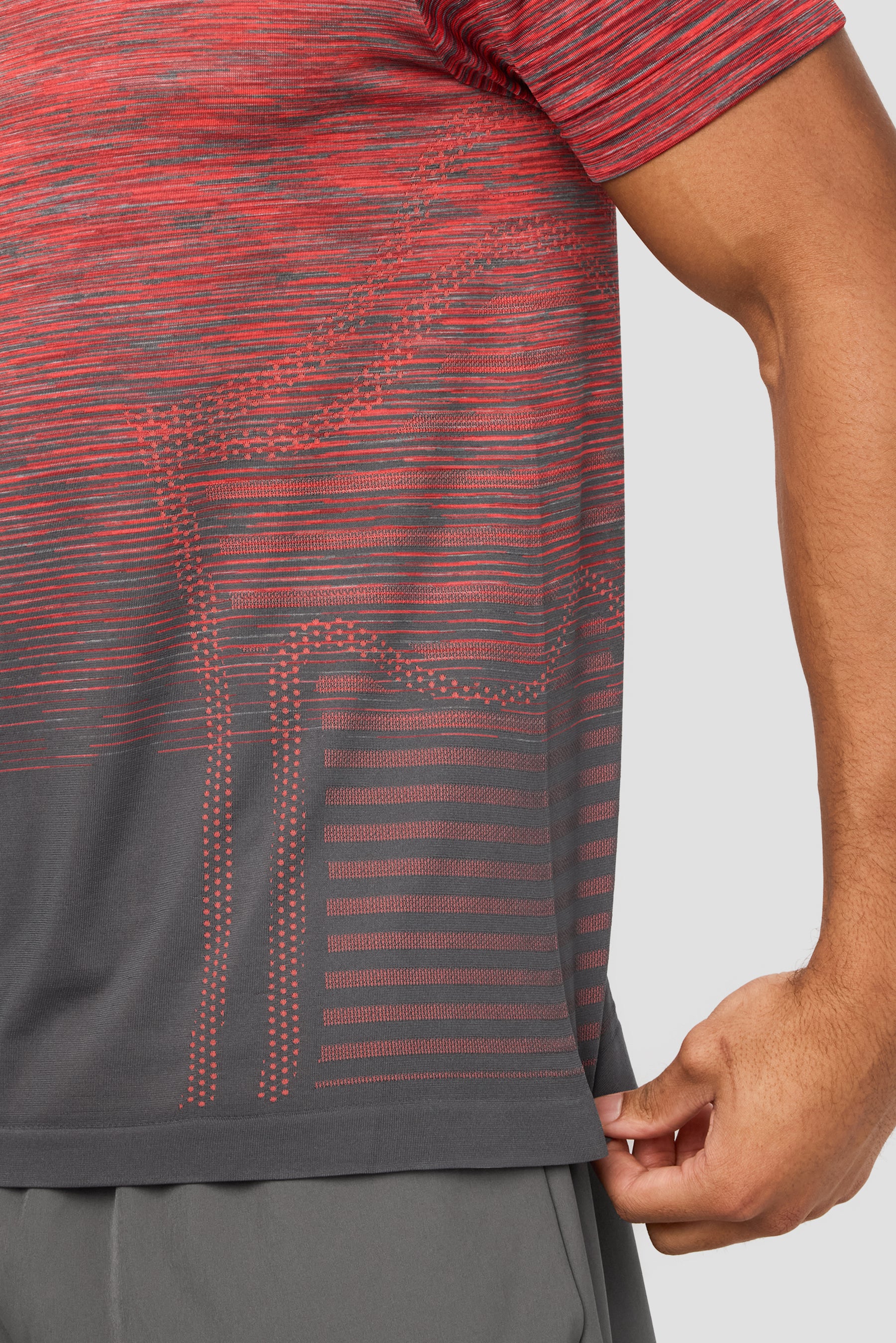 Vector Seamless T-Shirt - Tibetan Red/Turbulence/Dubarry