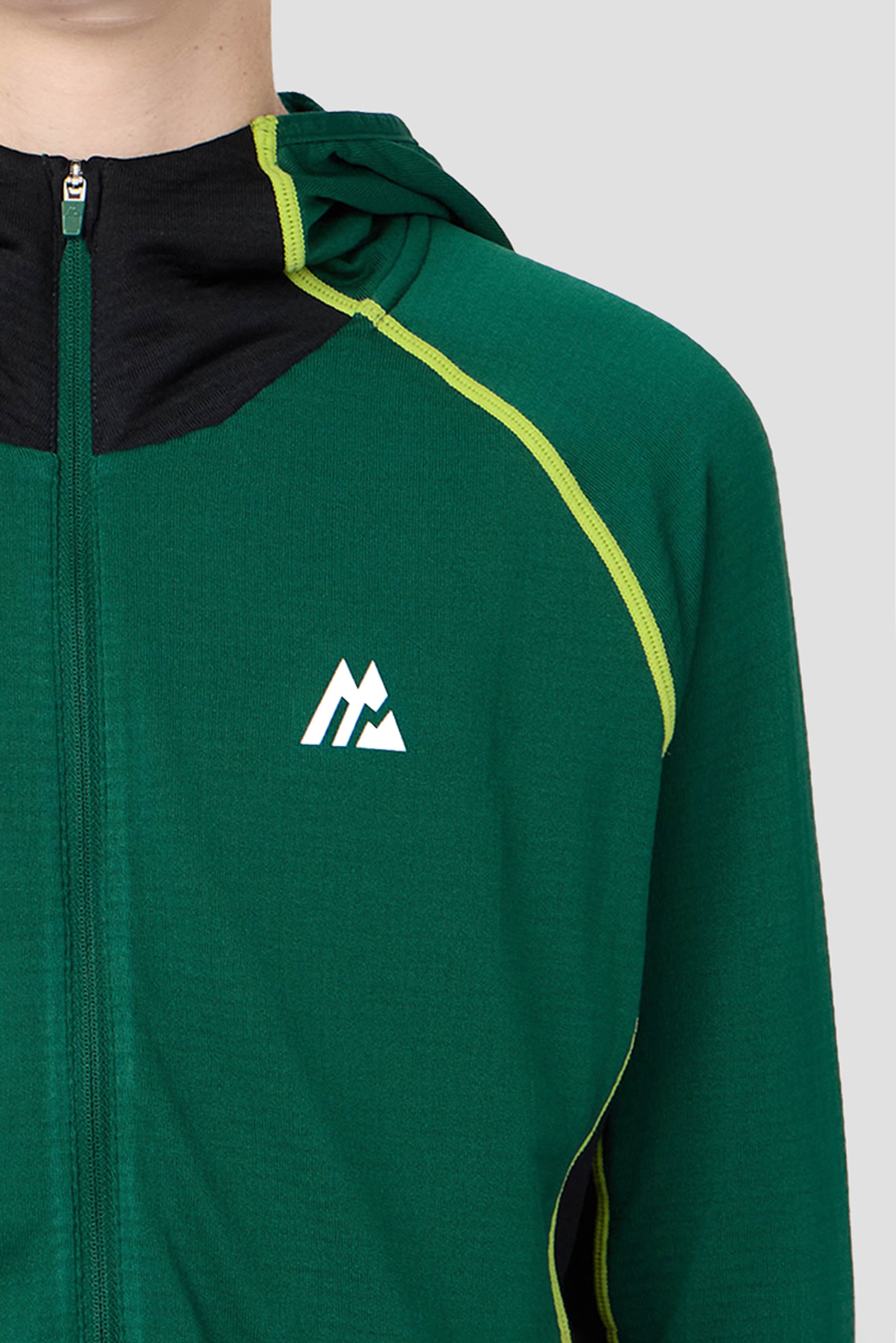 Boys Brink Polartec® Fleece Hood - Evergreen/Black