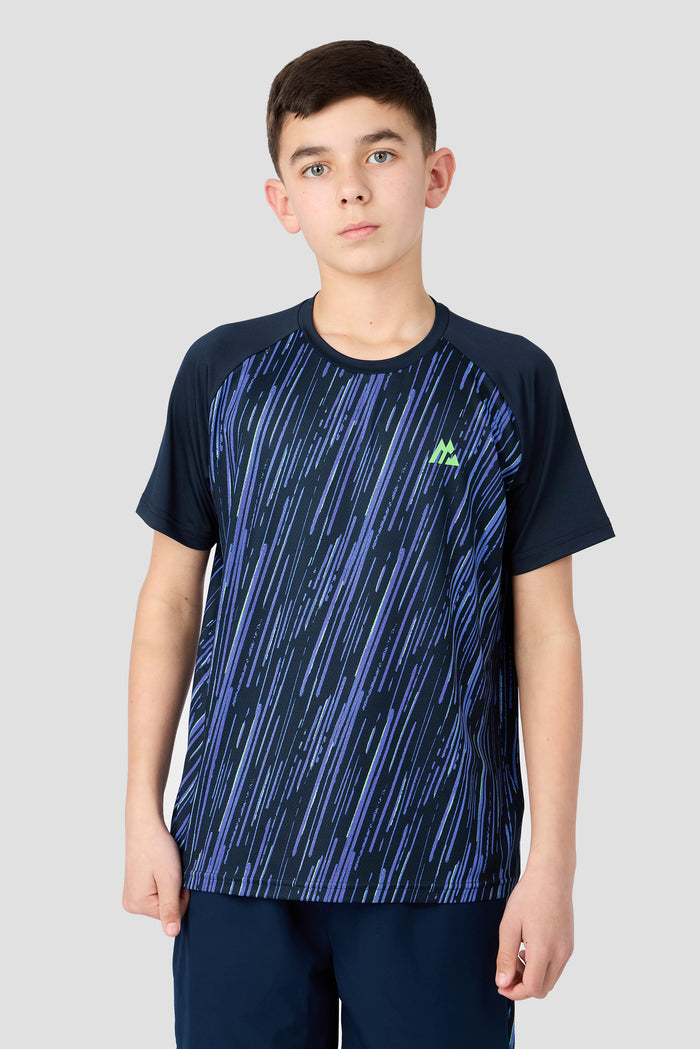 Boys Vigour T-Shirt - Midnight Blue/Ultraviolet