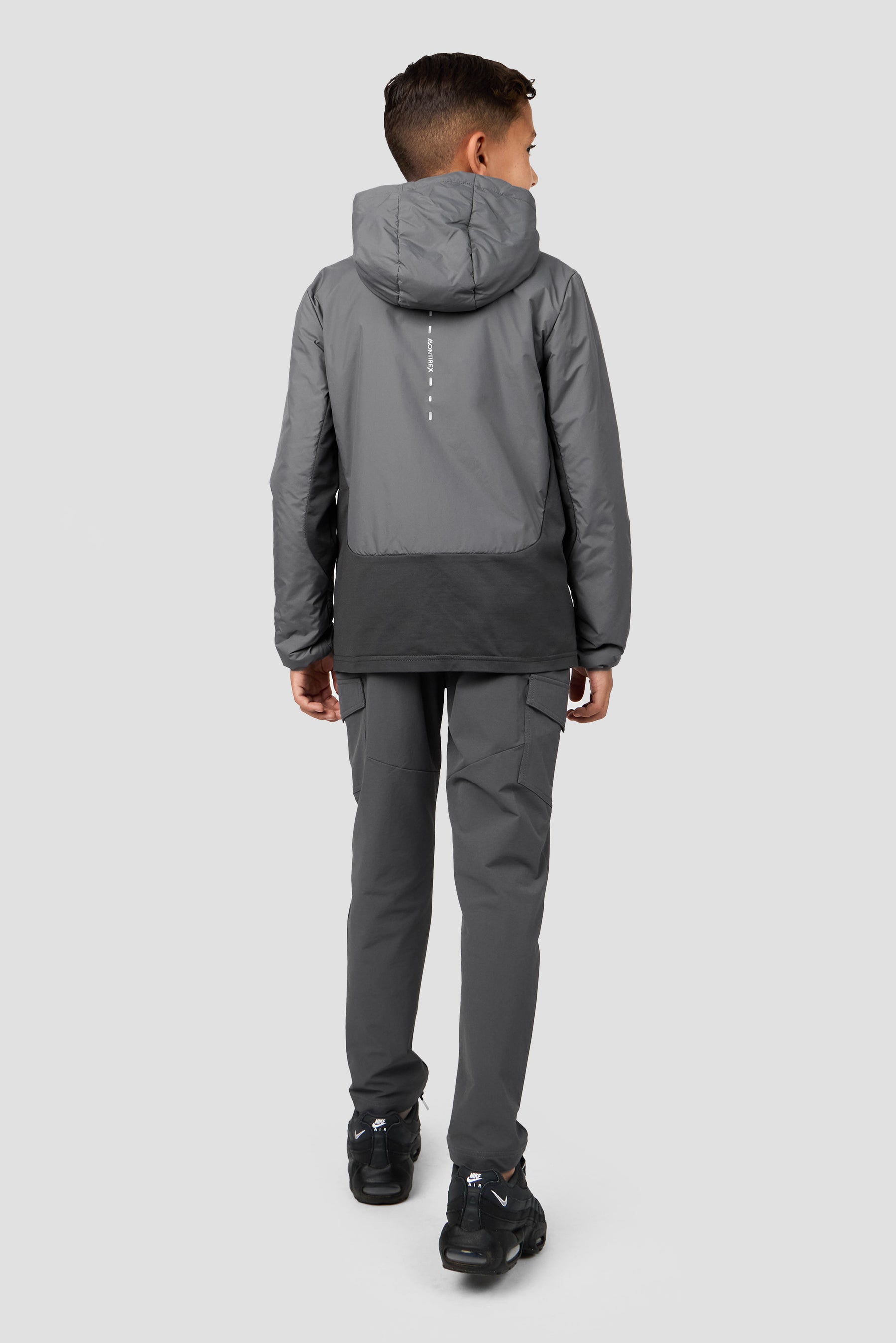 Boys Cache Jacket - Cement Grey/Asphalt