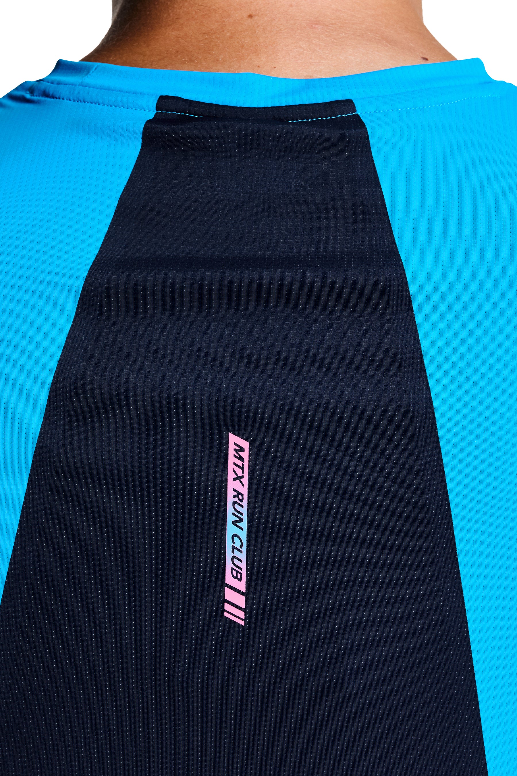 MTX Run Vertex T-Shirt - Maya Blue/Midnight Blue
