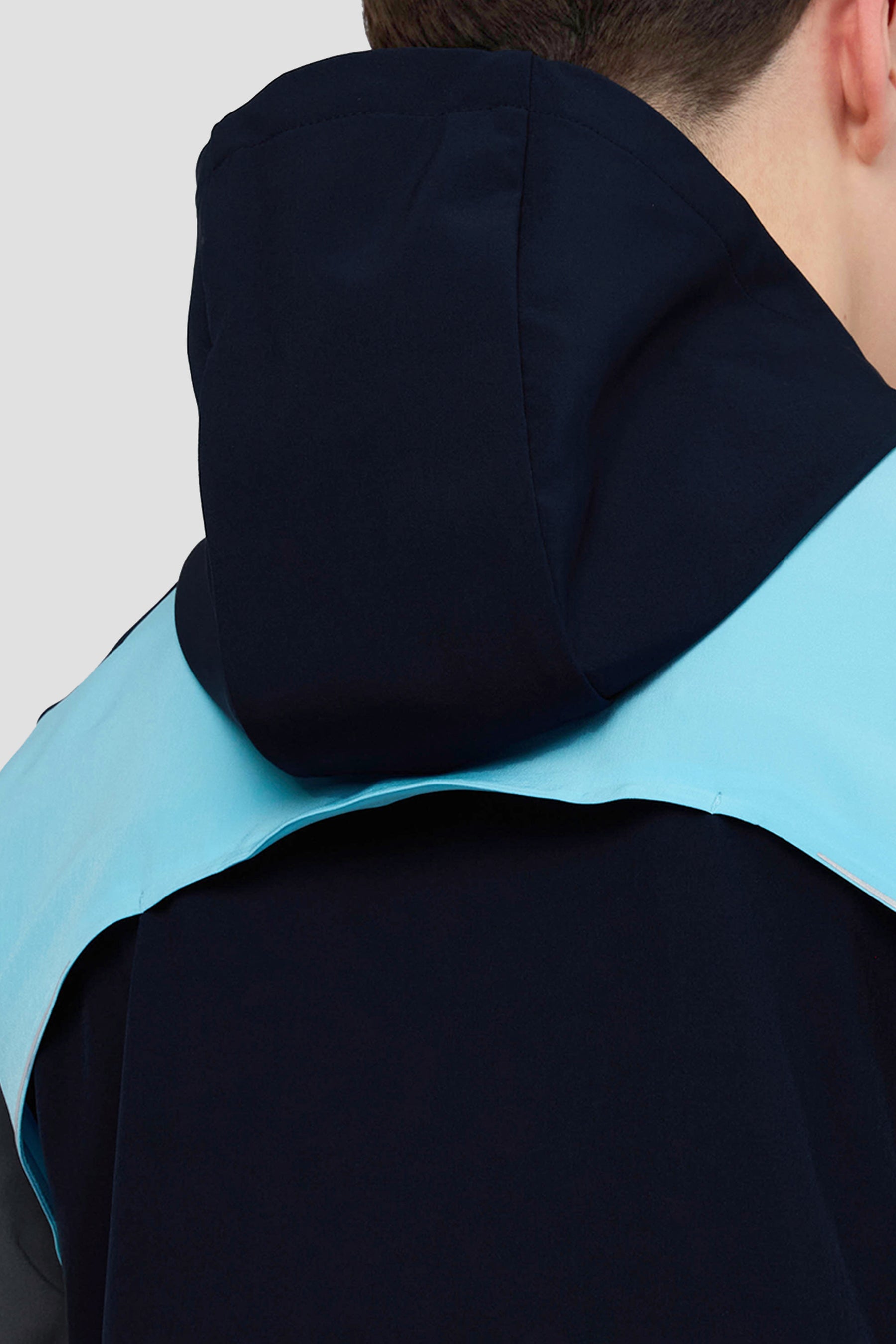 Boys Cerberus Jacket - Navy Void/Neon Sky/Slate Grey