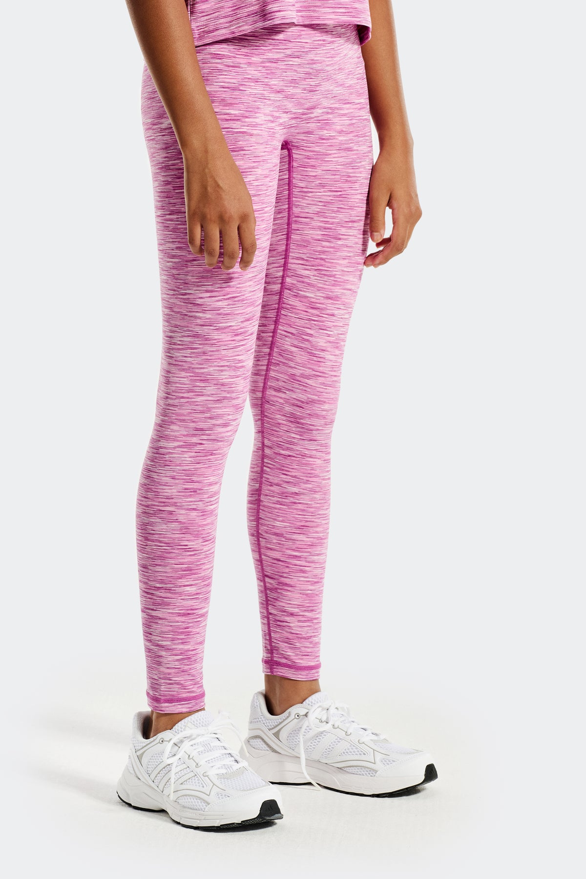 Girls Trail Icon Legging - Vivid Orchid/Bloom/Hibiscus/Bubble Pink/Lullaby Pink