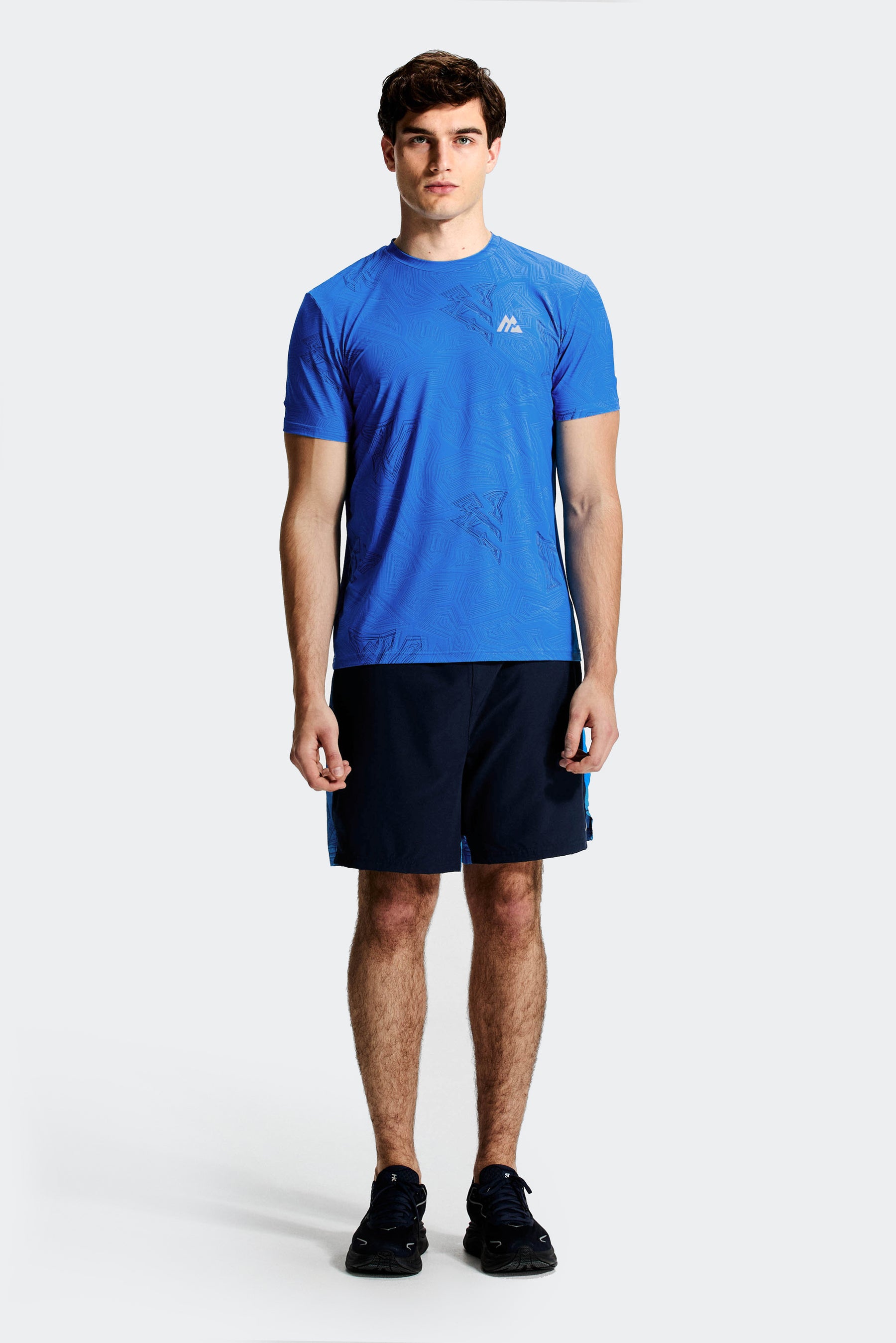 Geo M Print Short - Midnight Blue/Celestial Blue