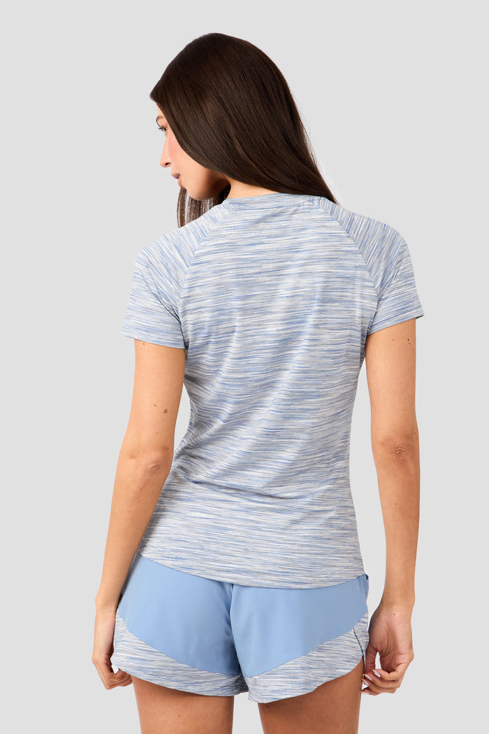 Women's Trail T-Shirt - Light Blue/Grey Multi