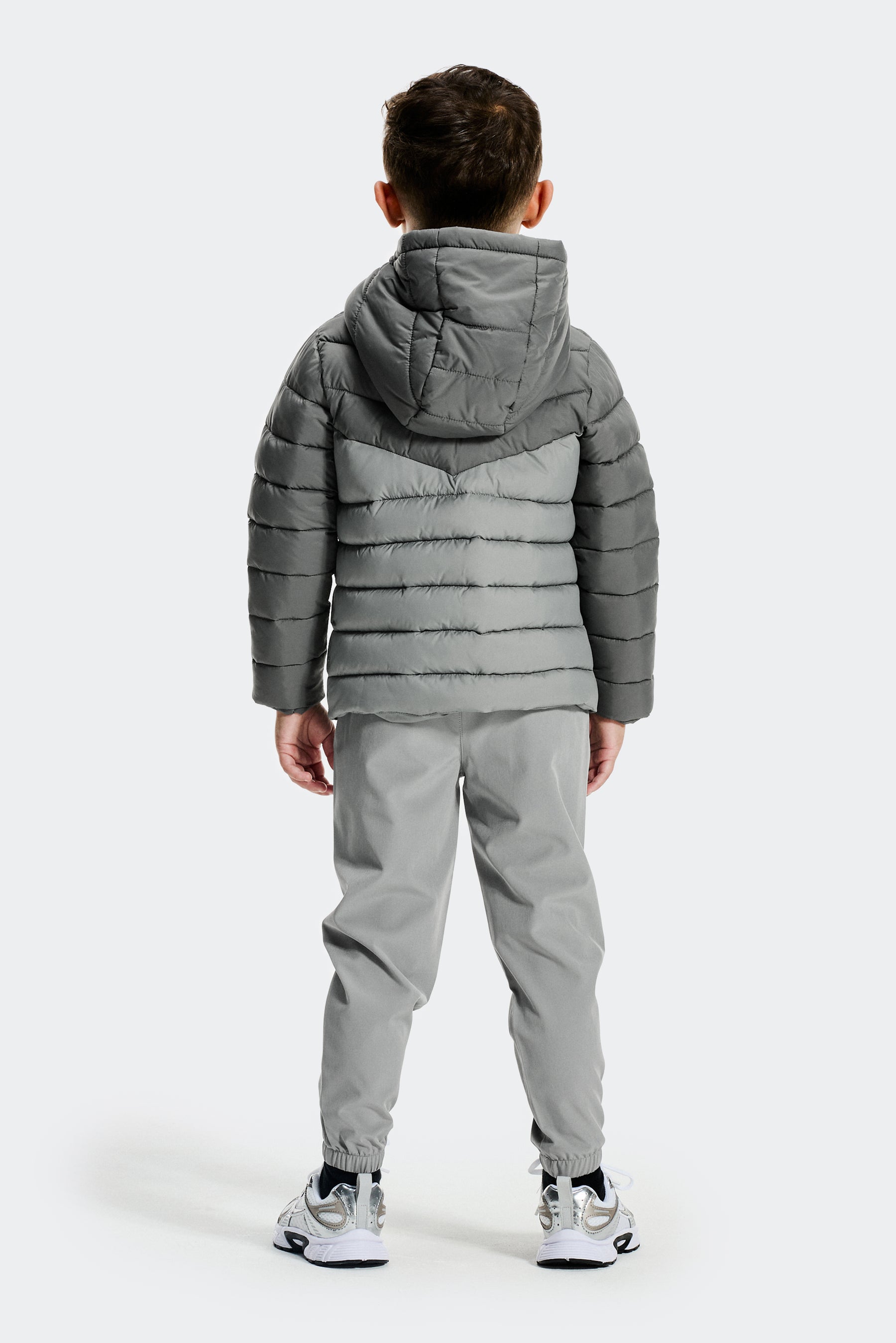 Infant Boys Ice Jacket - Cement Grey/Platinum Grey
