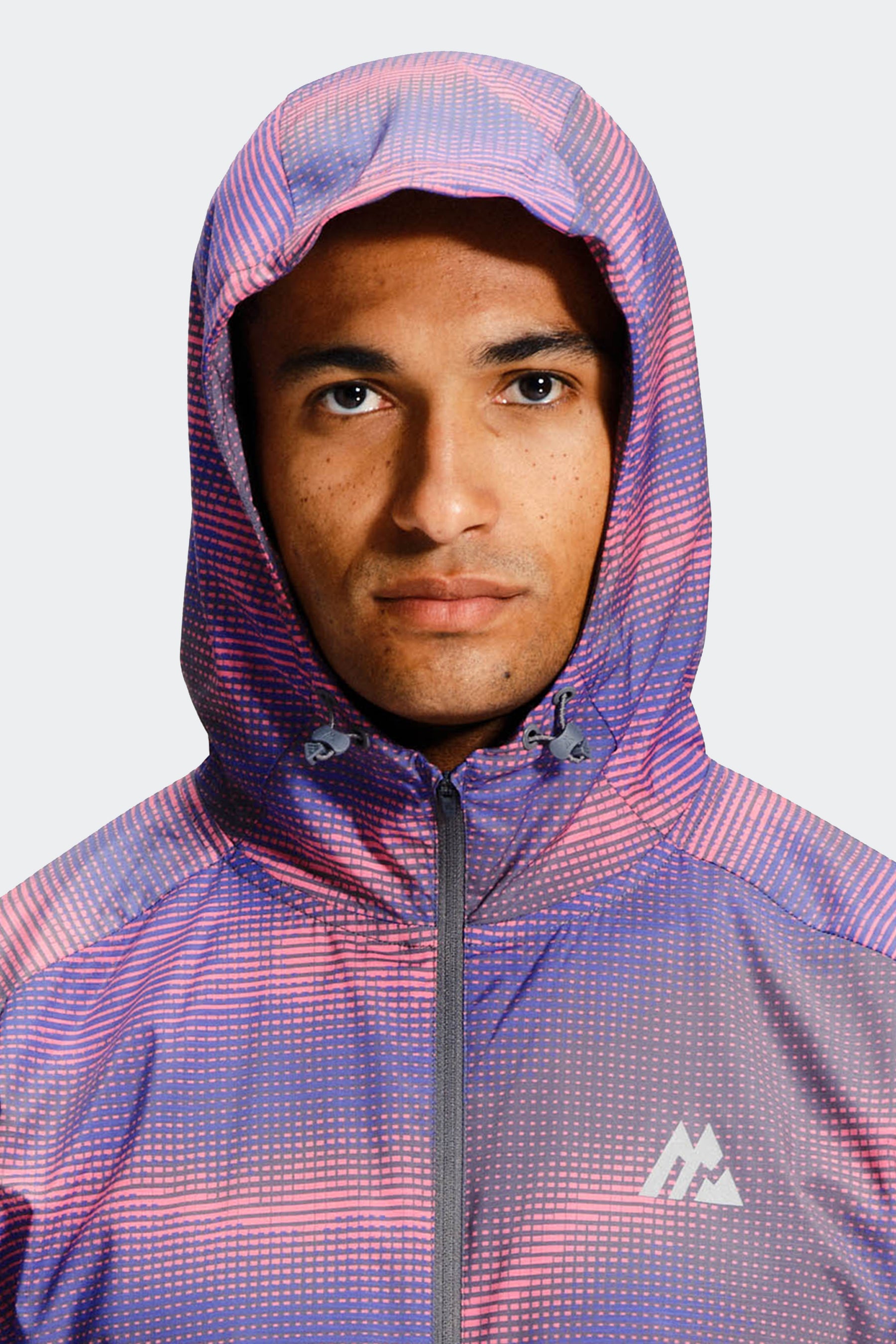 Haze Windbreaker - Cement Grey/Electric Purple/Mauve Pink
