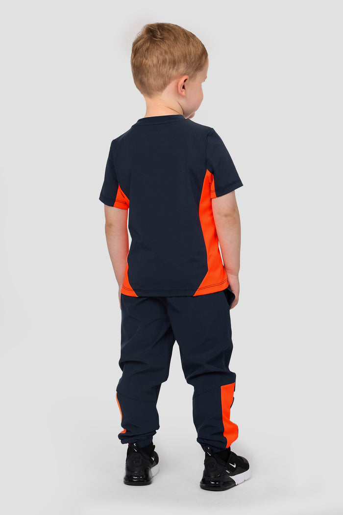 Peak 2.0 T-Shirt/Pant Set - Midnight Blue/Fiery Orange
