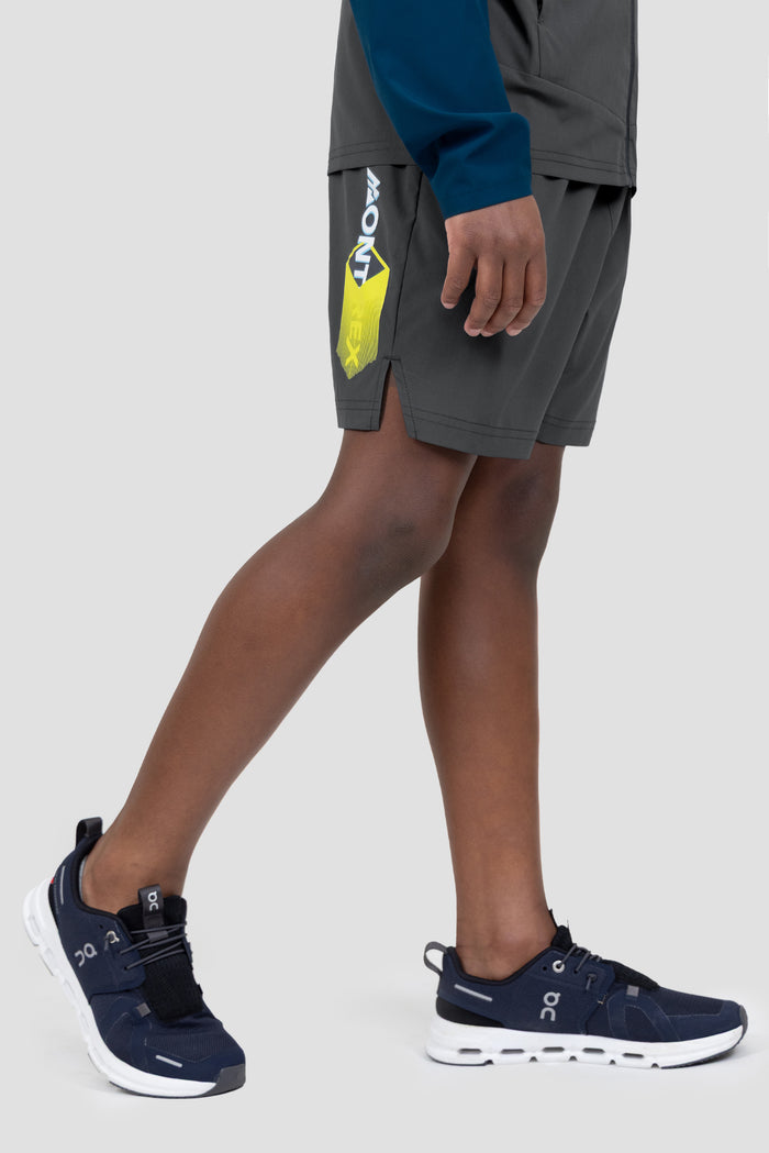 Boys MTX Run Short - Slate Grey