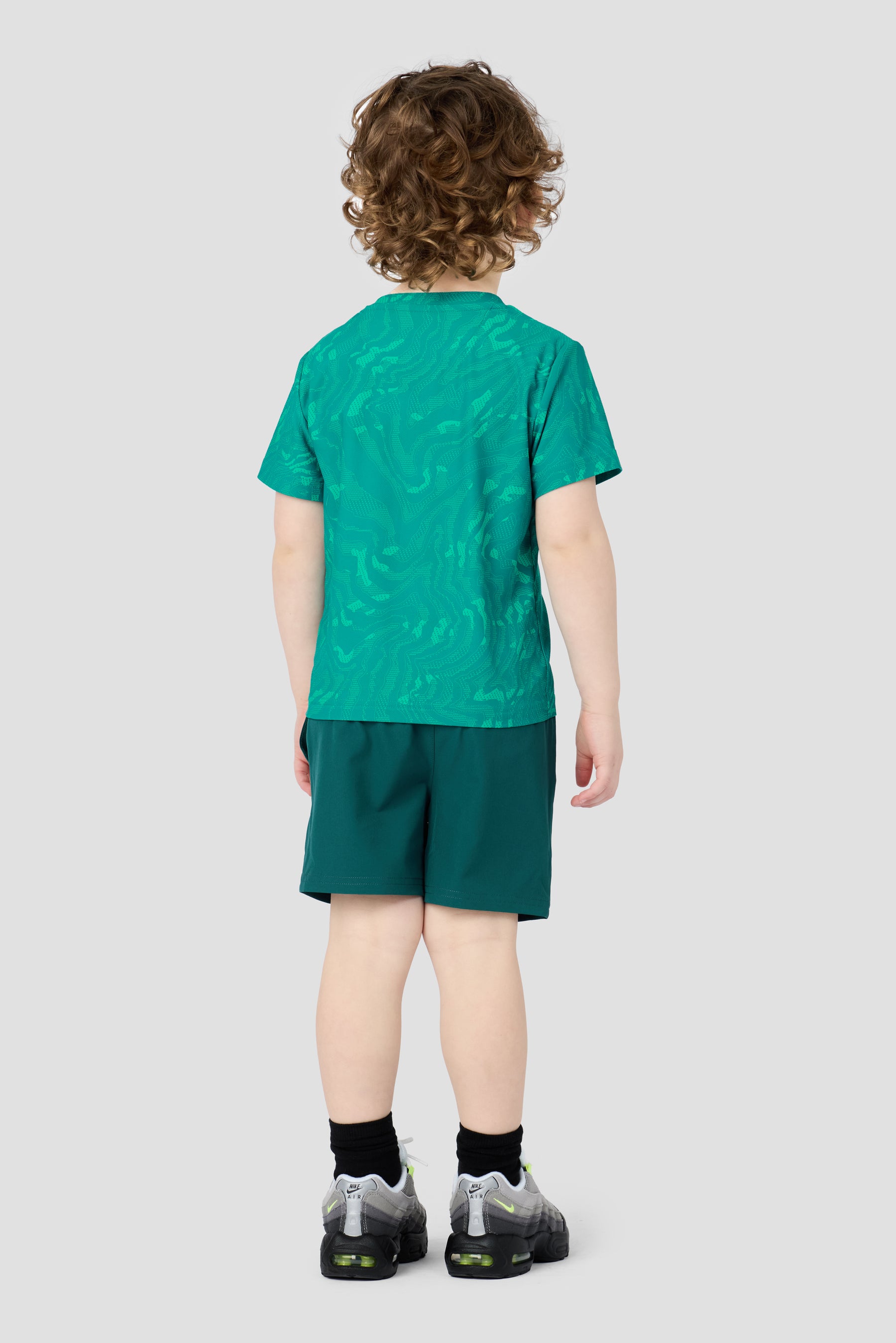 Infant Boys Navigate T-Shirt/Short - Lagoon Green/Cyber Jade/Ocean Abyss