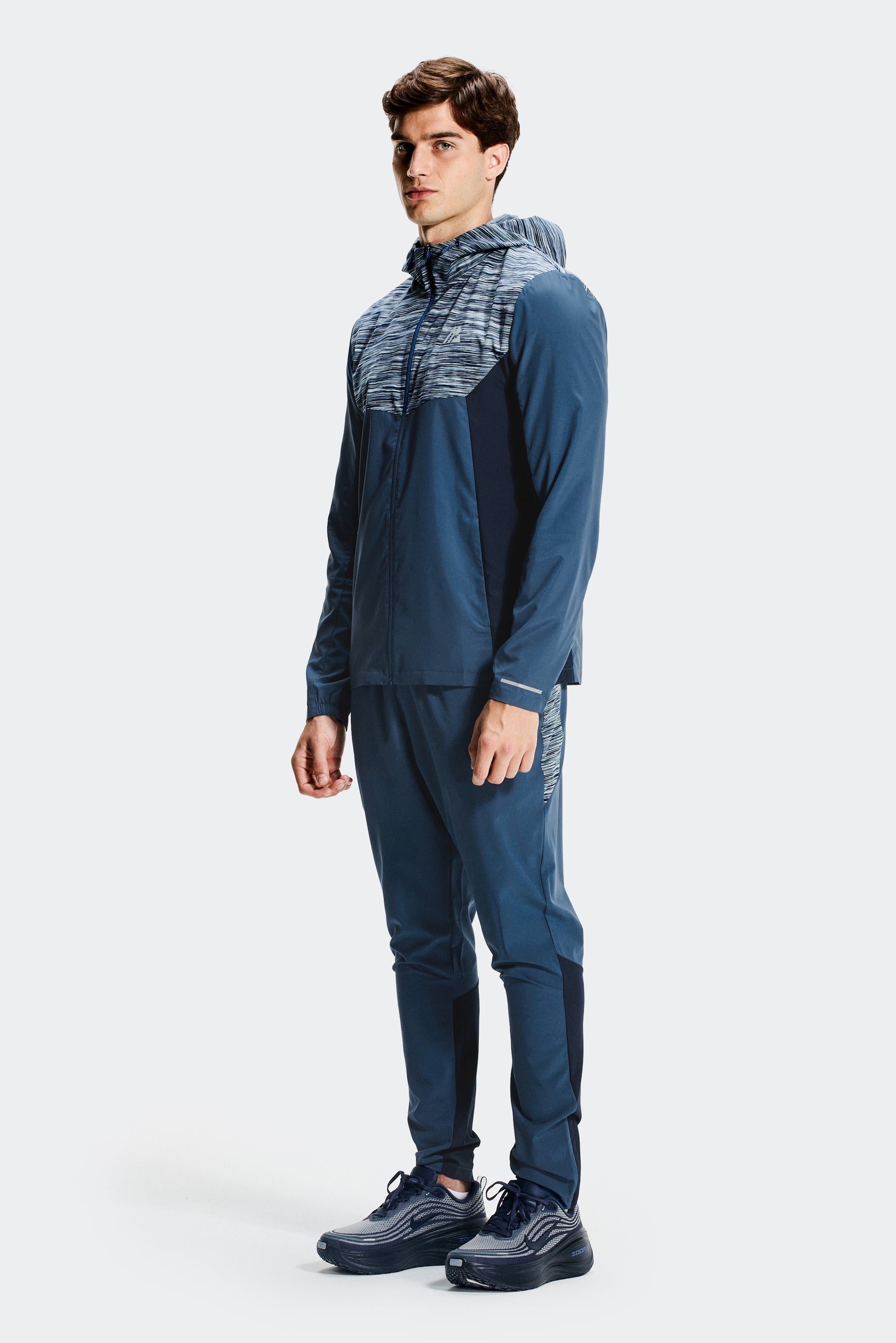 Trail Panel Running Pant - Naval/Midnight Blue/Summer Mist